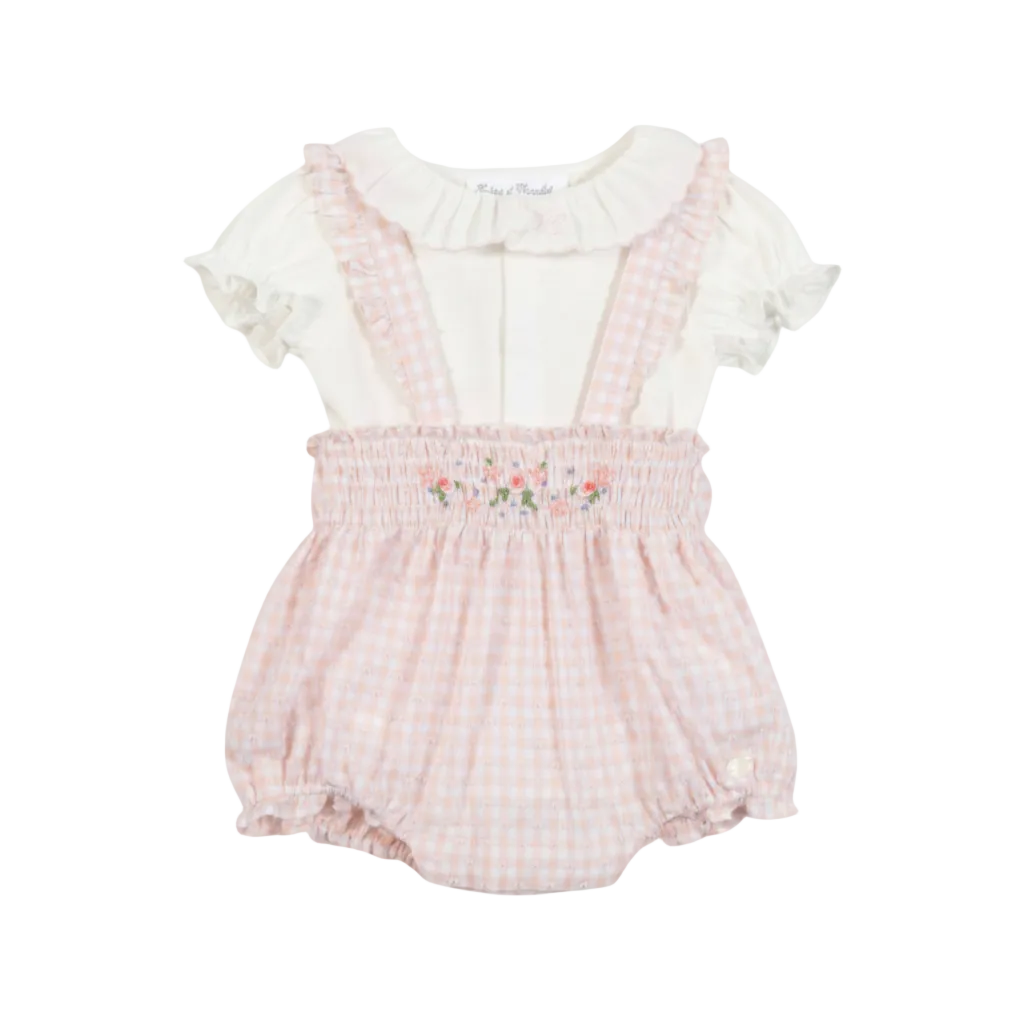 Two Tone Gingham Outfit | Pink