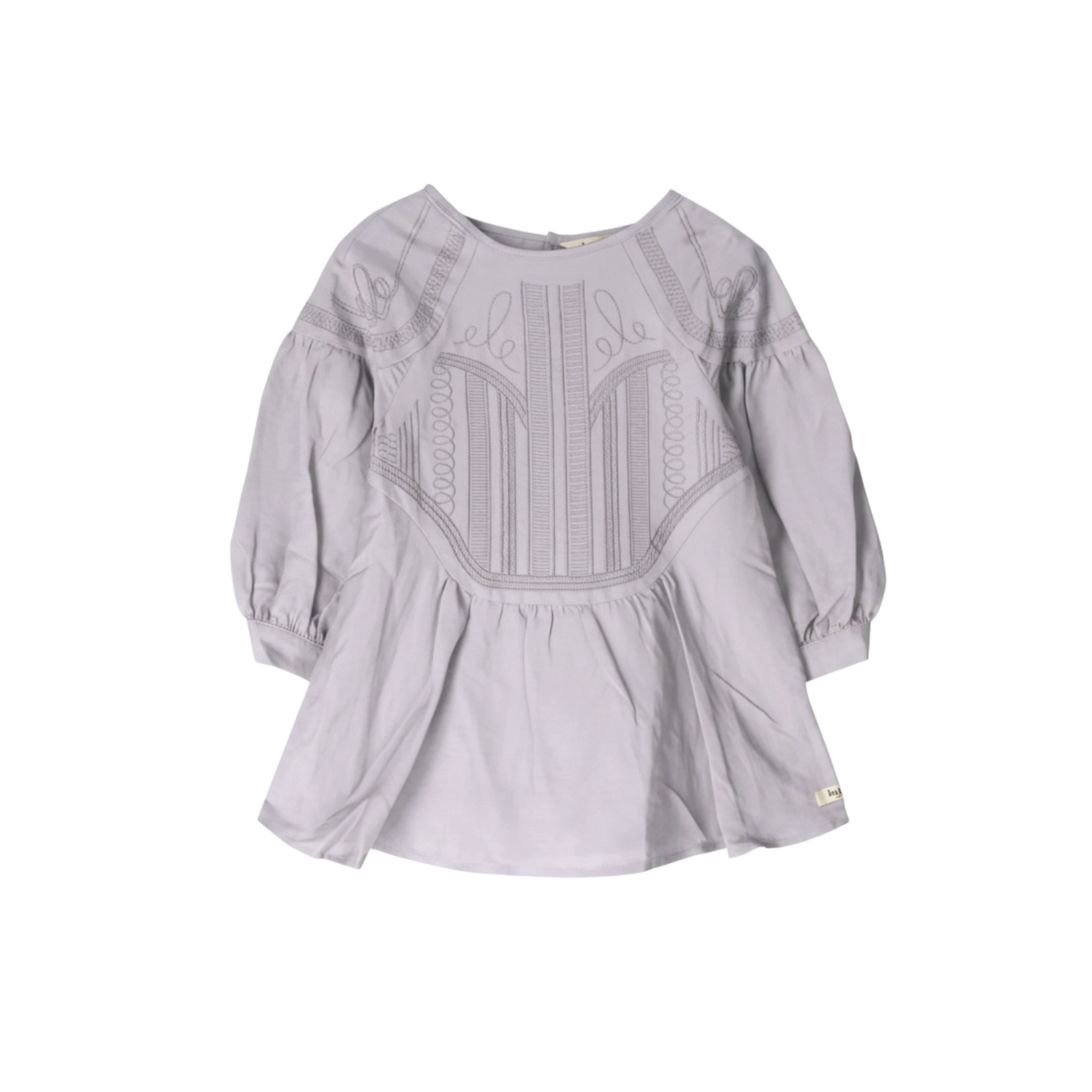 Isabella Embroidered Dress | Lilac