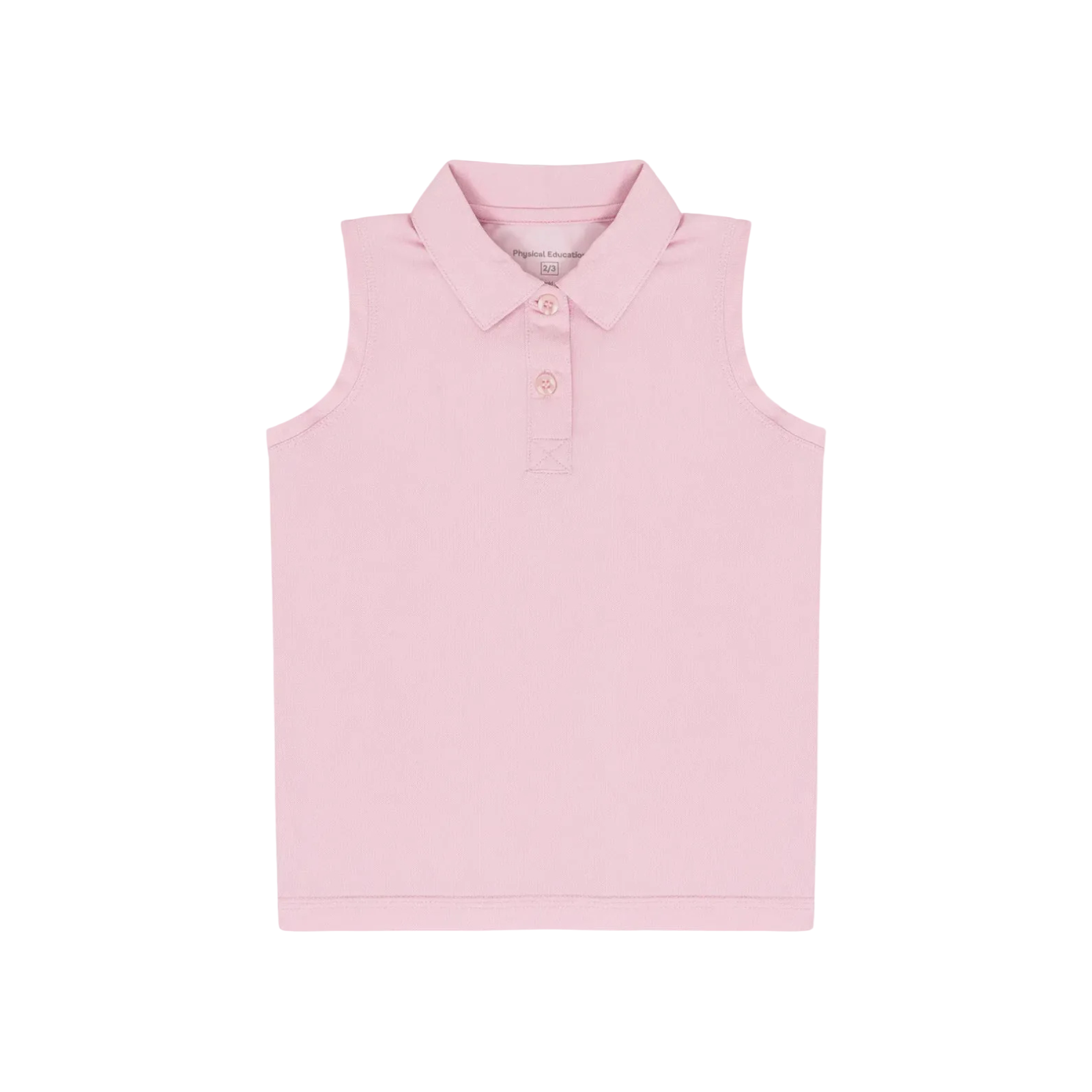 Sleeveless Polo | Pink