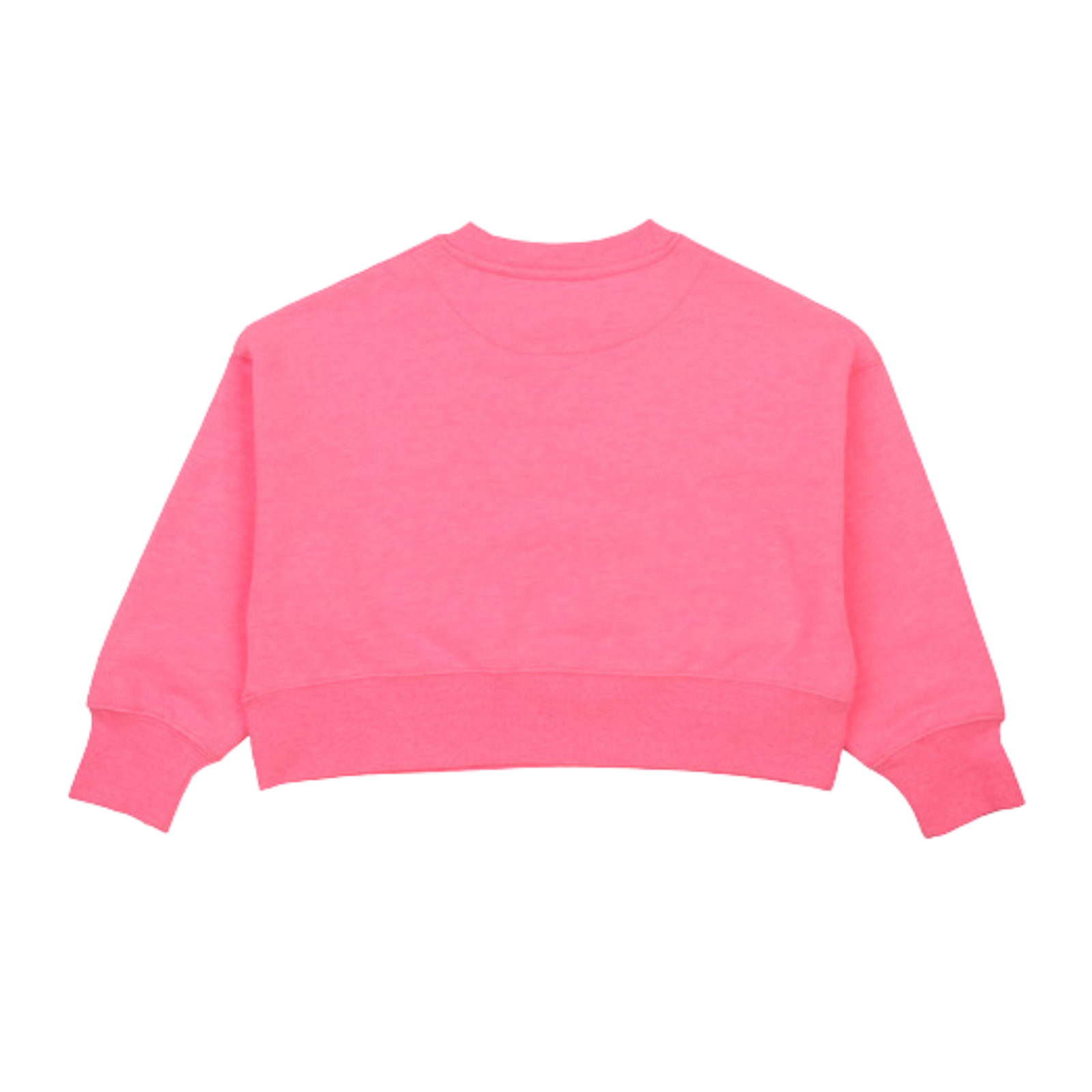 Cropped Crew Neck Jumper - Watermelon