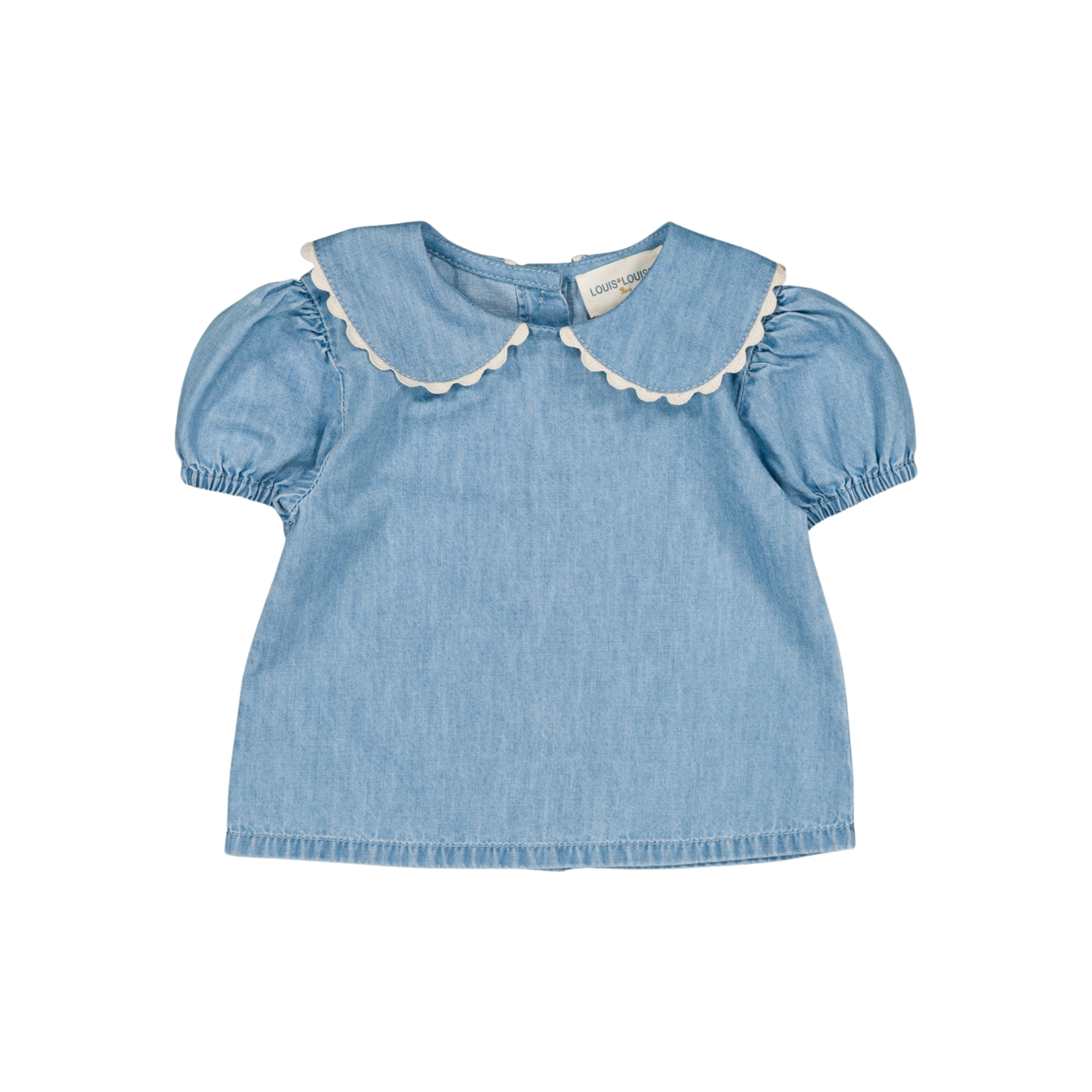 Maybe Chambray Baby Set | Light Blue