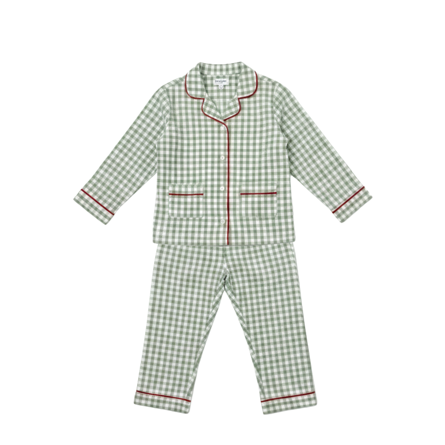 Carl Classic Red Piping Pajamas