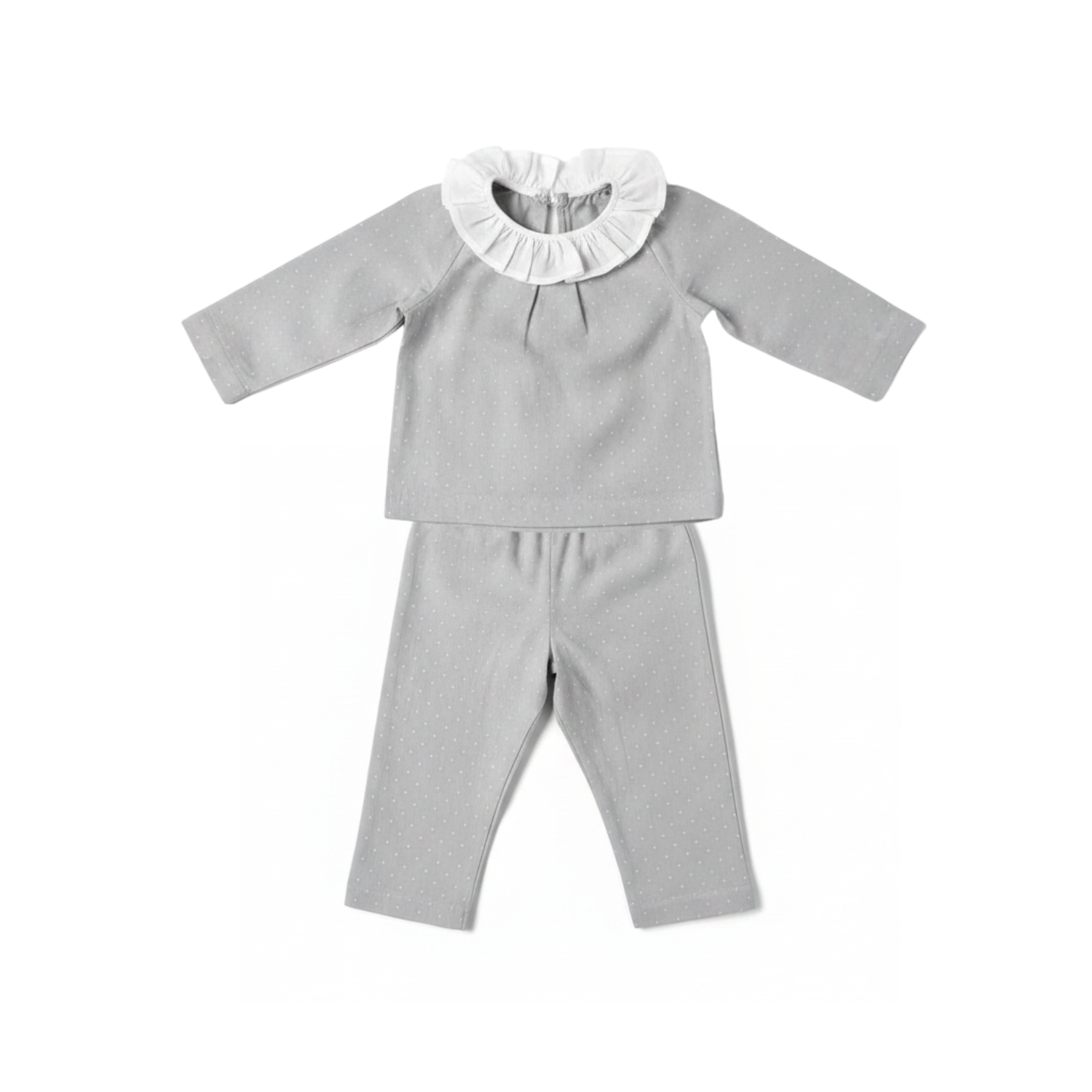 Camille Ruffle Collar Pajamas