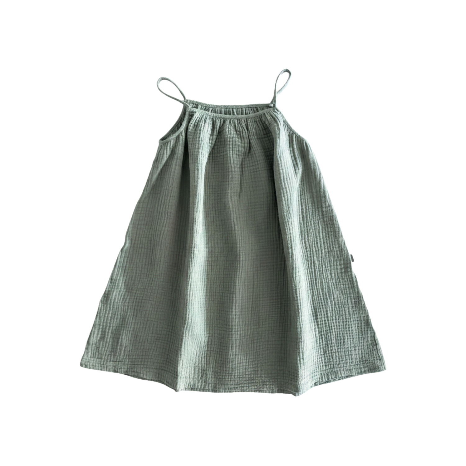 Gauze Dress in Sage Green