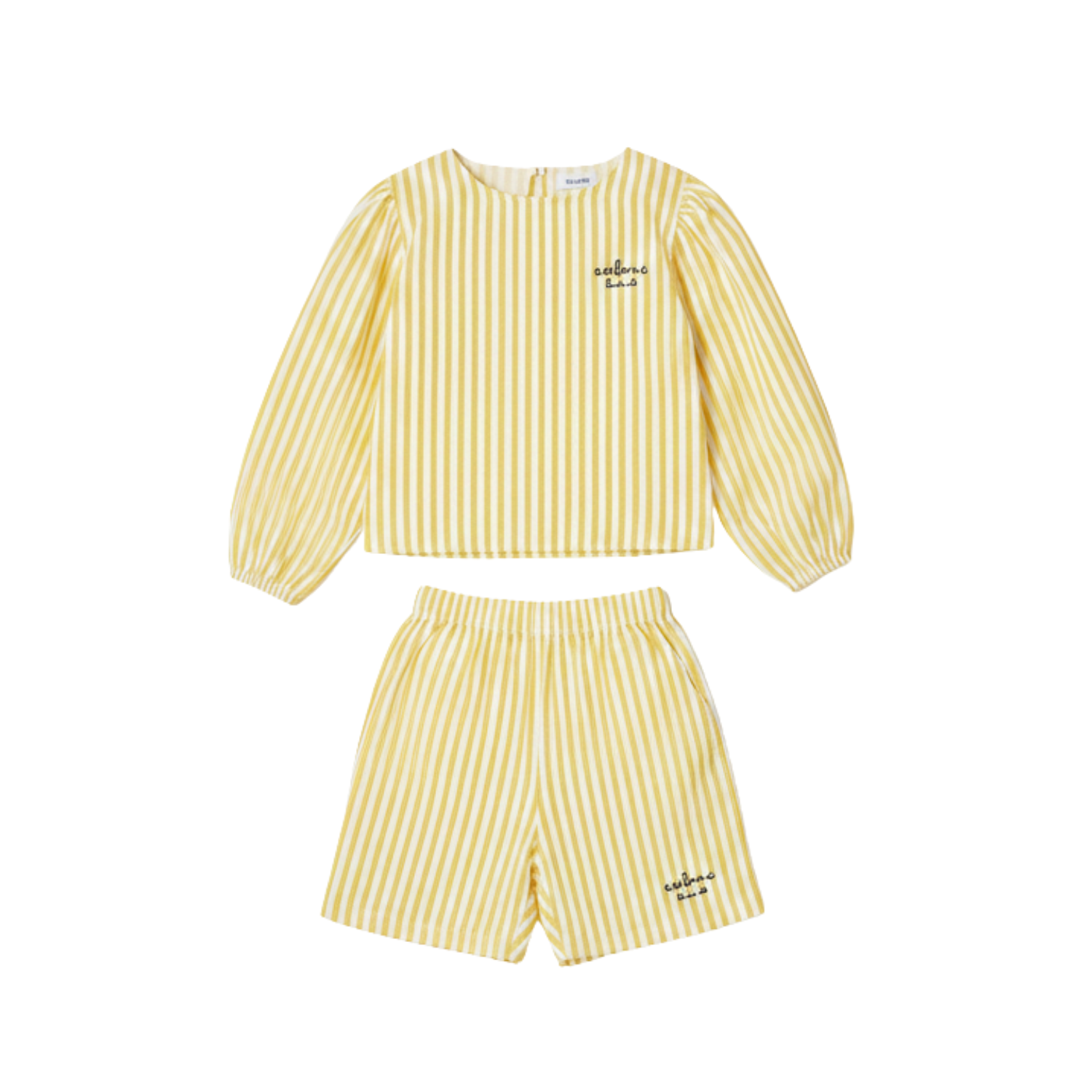 Weekend Yellow Bermuda Set