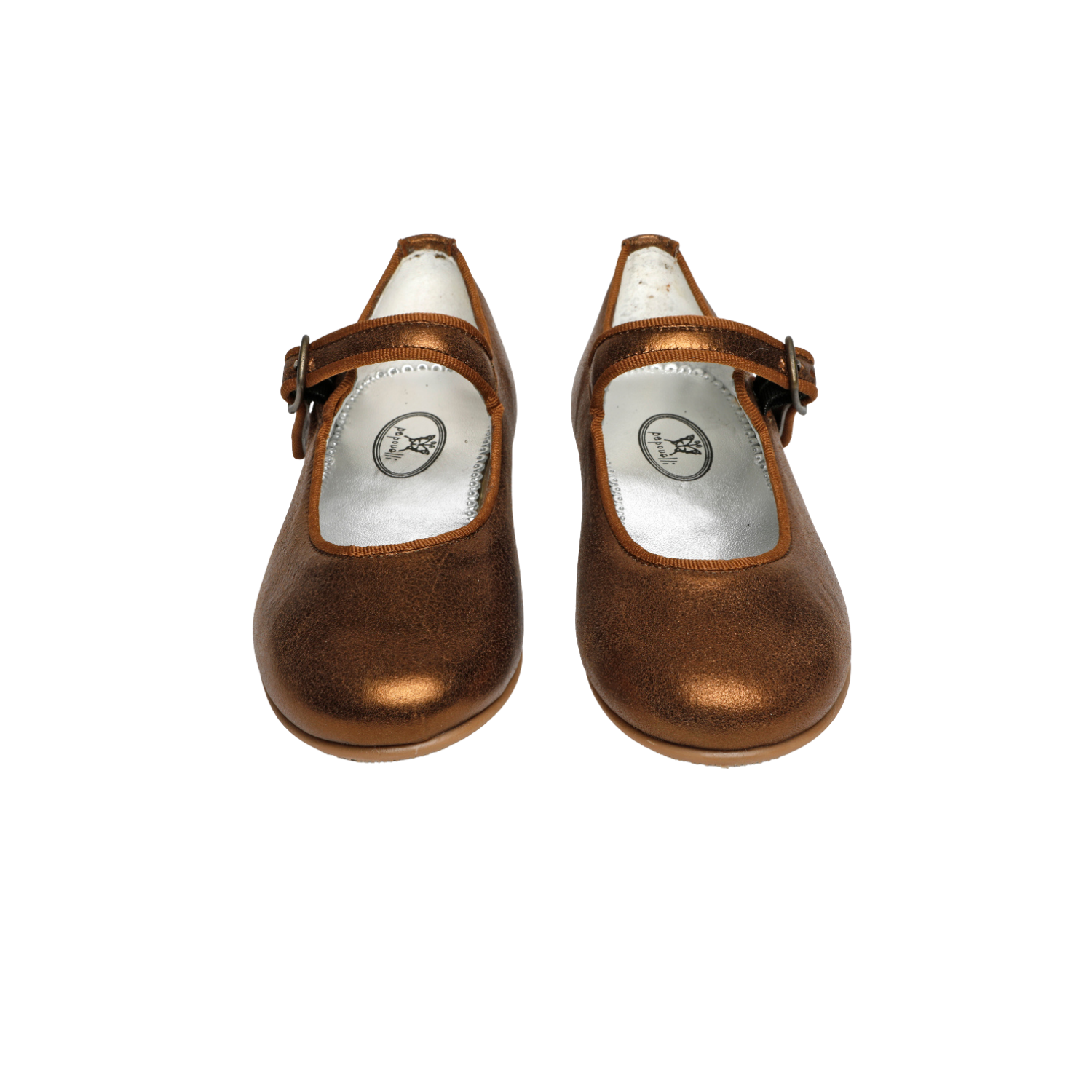 Angelica Buckle Shoes | Metallic Copper