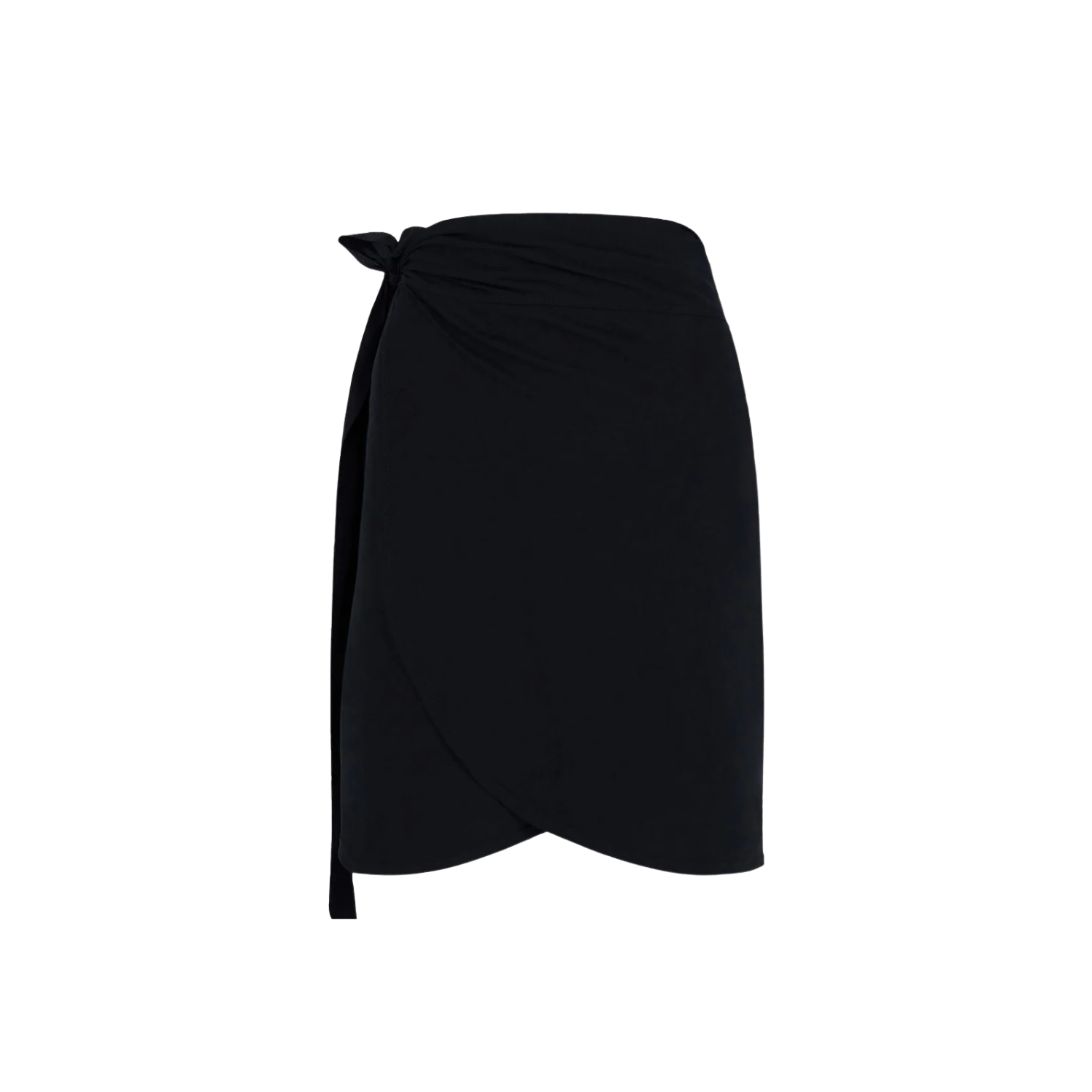 Womens Short Sarong | Black