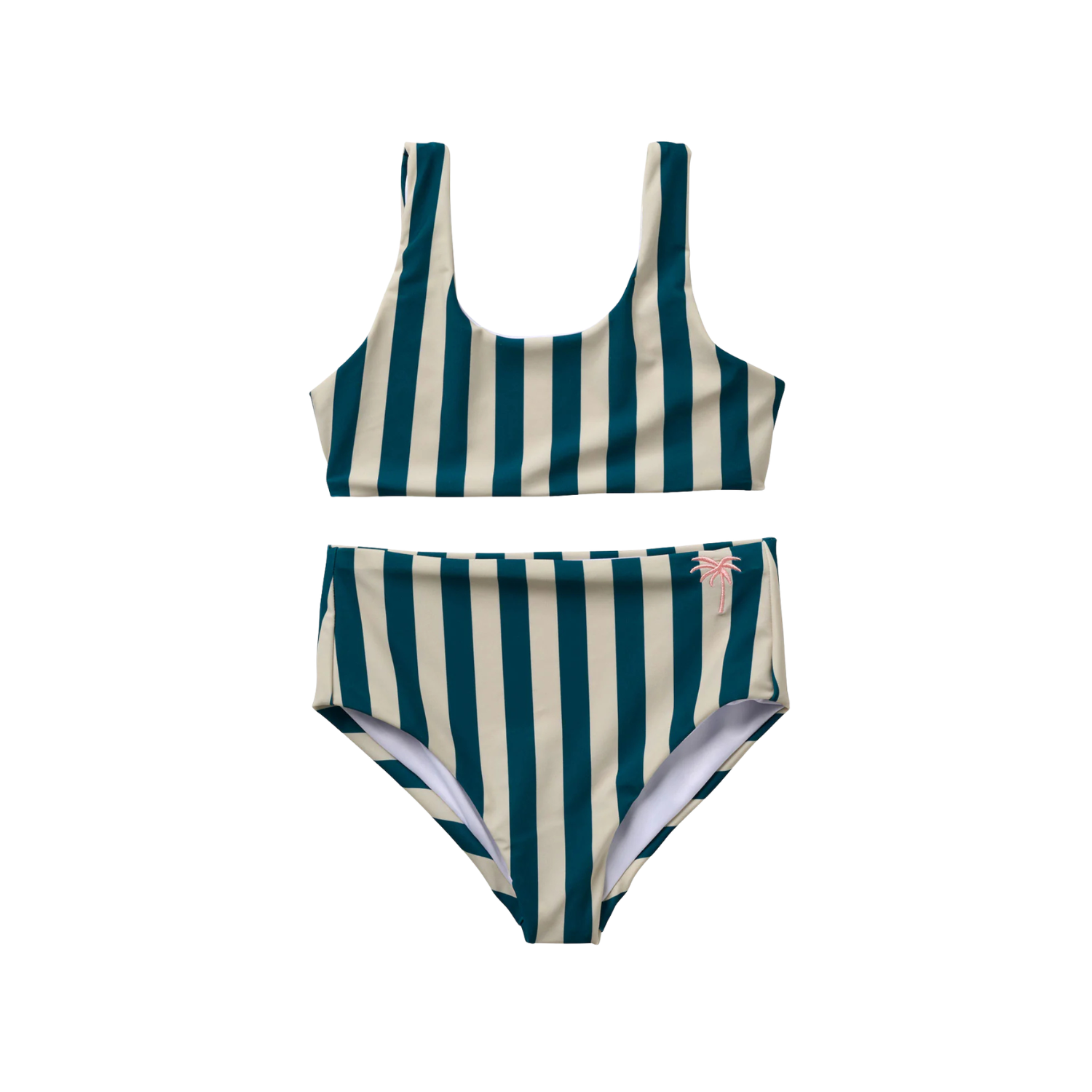 Cabana Stripe Two Piece Swimsuit | Charleston