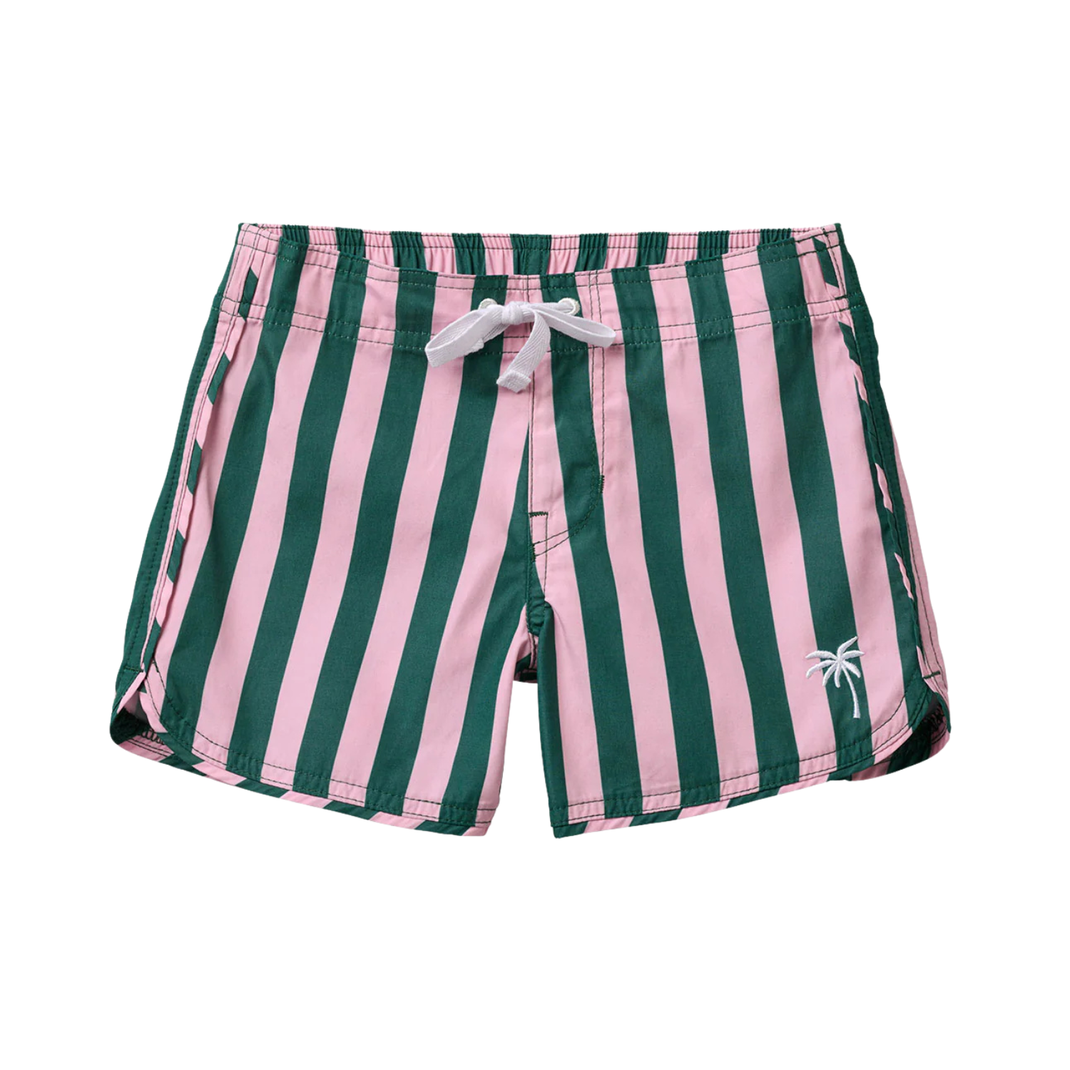 Cabana Stripe Boardshorts | Pink Palms