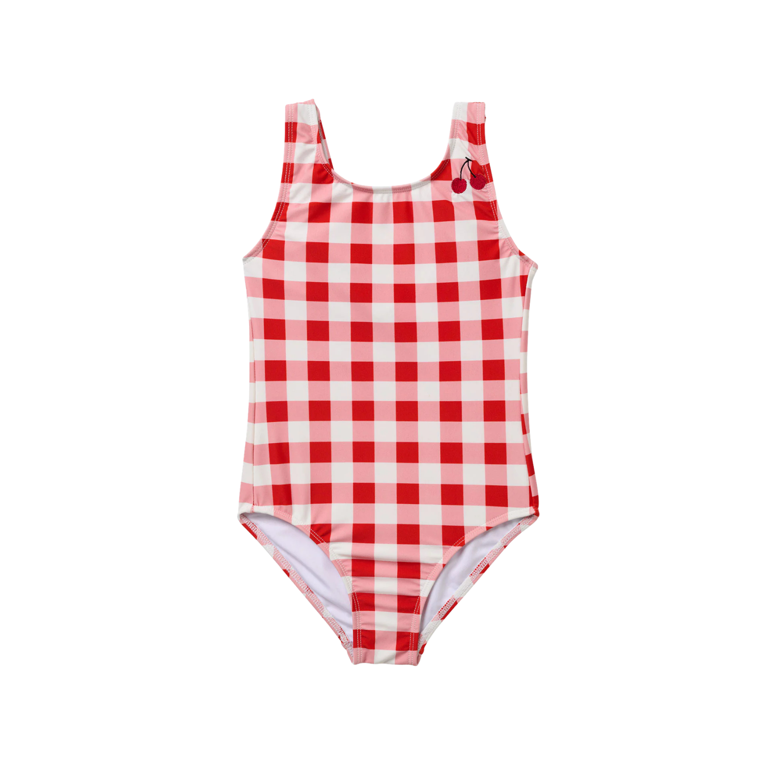 Seaside Gingham One Piece Swimsuit | Cherry