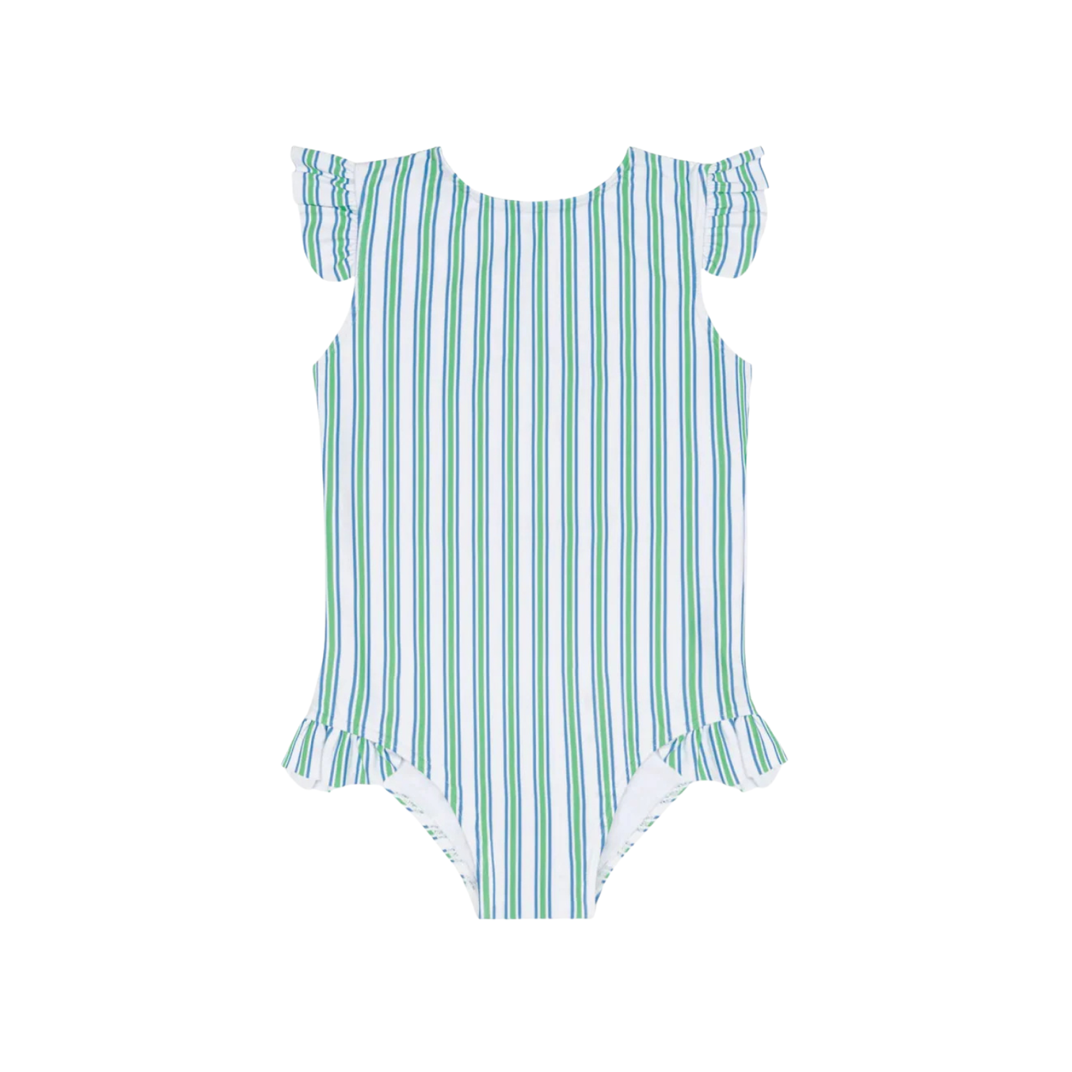 Ruffle Sleeve One Piece | Tamarin Stripe