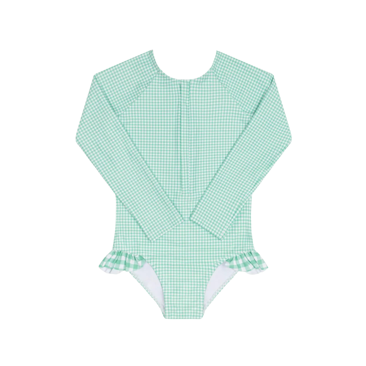 Front Zip One Piece | Gustavia Gingham