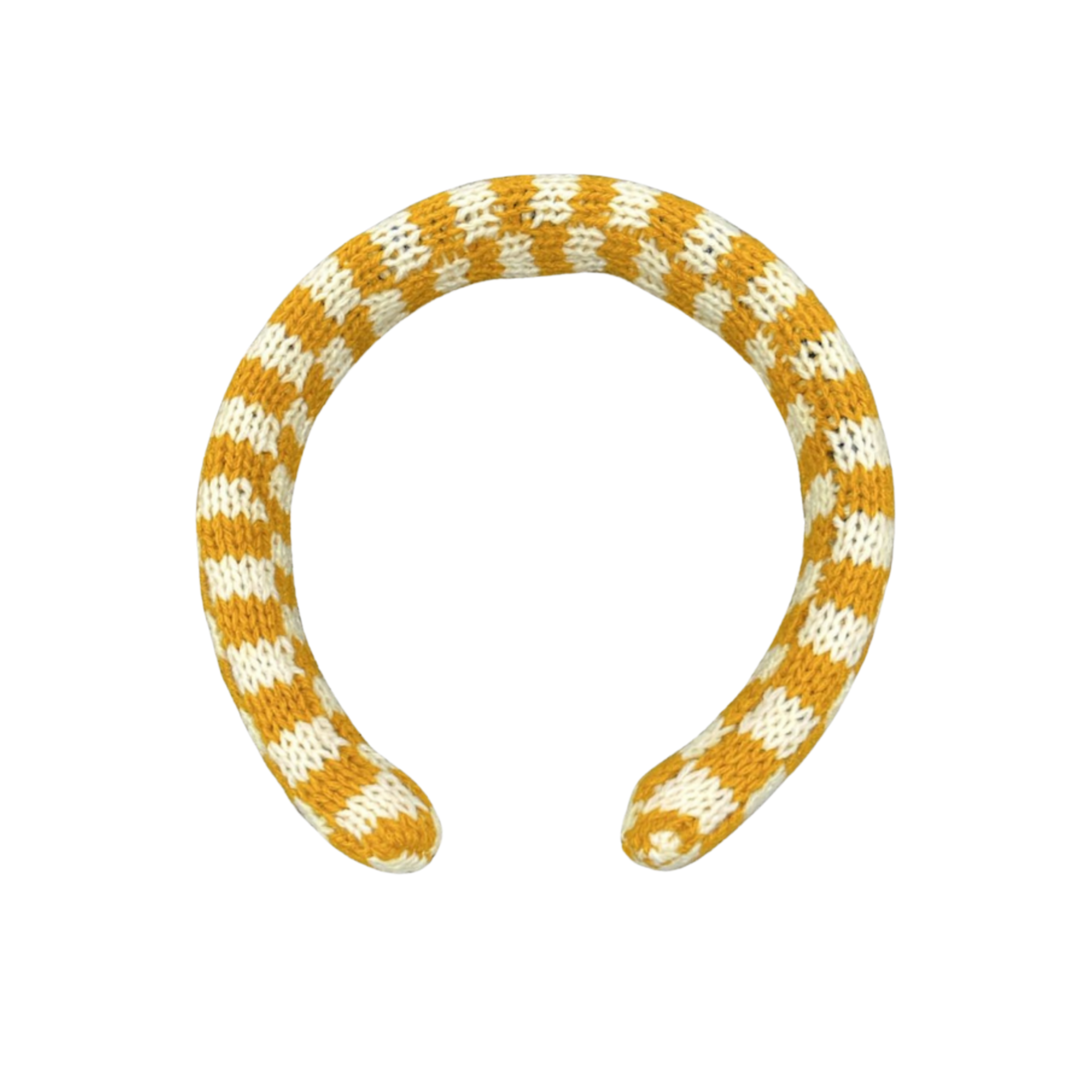 Knit Headband- Checkered