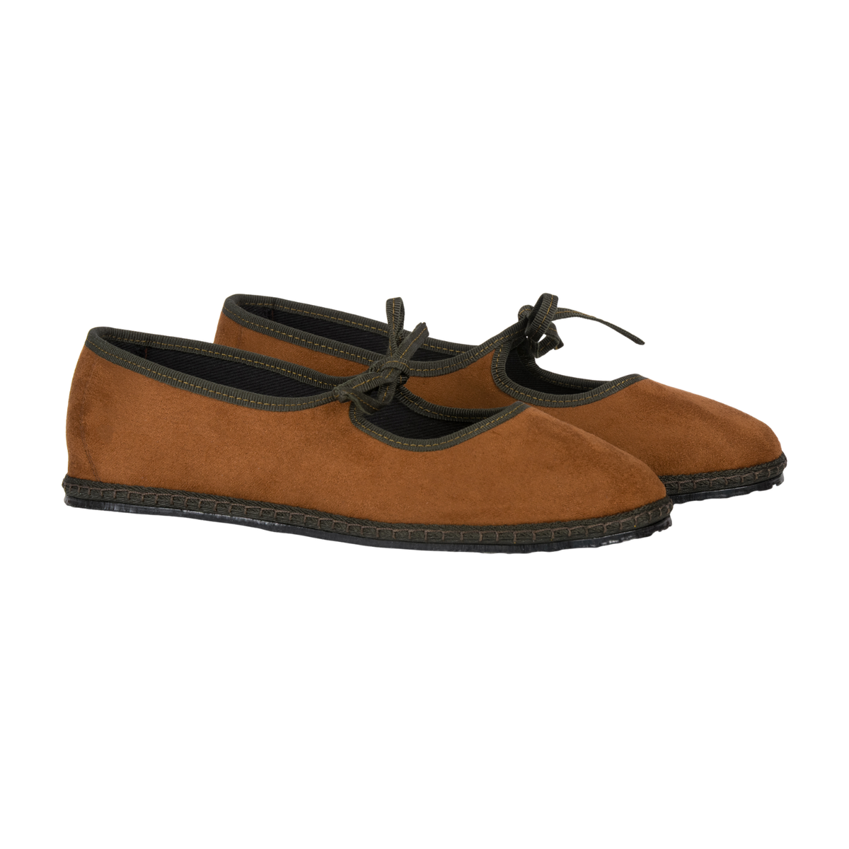 Brigitte Faux Suede Flats | Gisela
