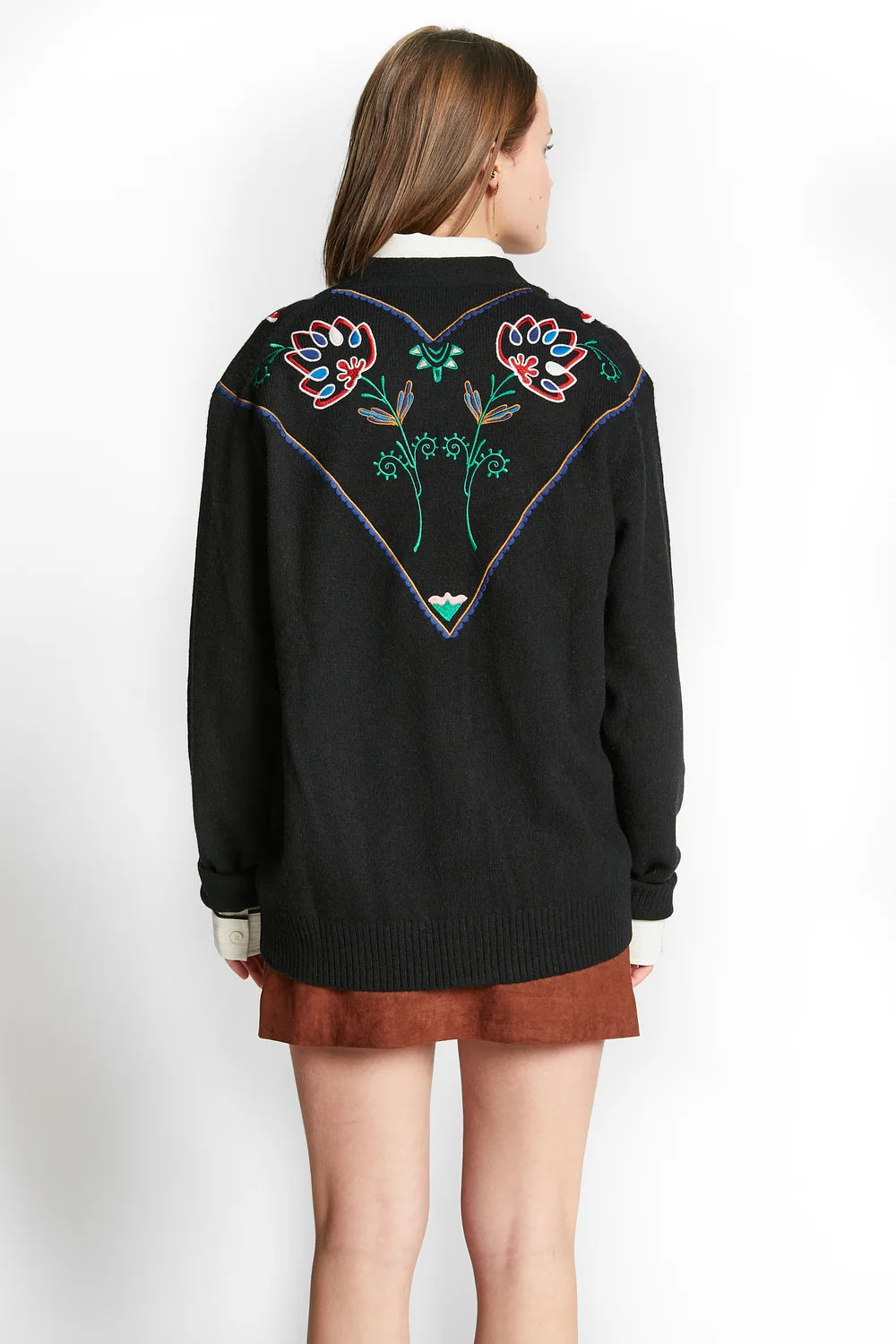 Waffa Knit Cardigan | Black