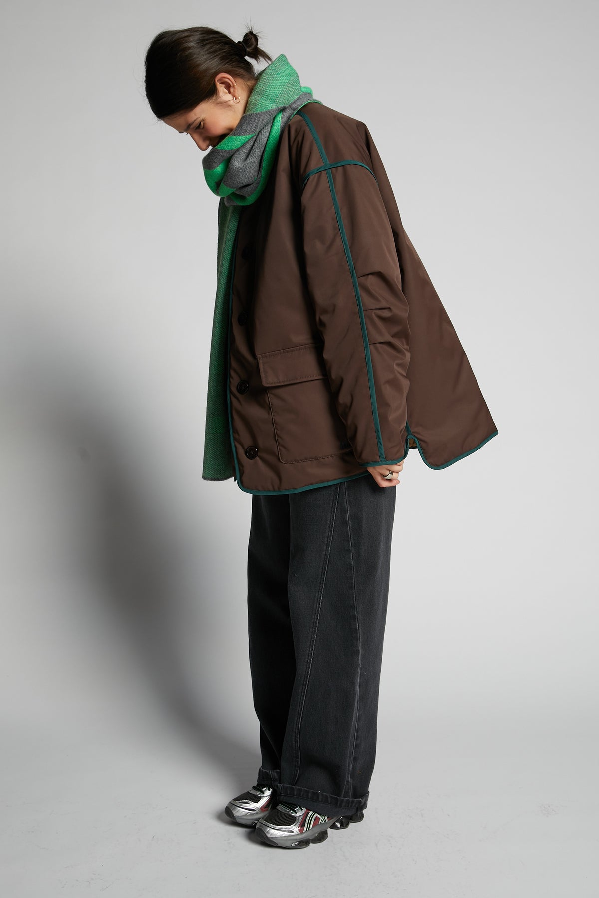 Warmup Reverisible Jacket | Coffee