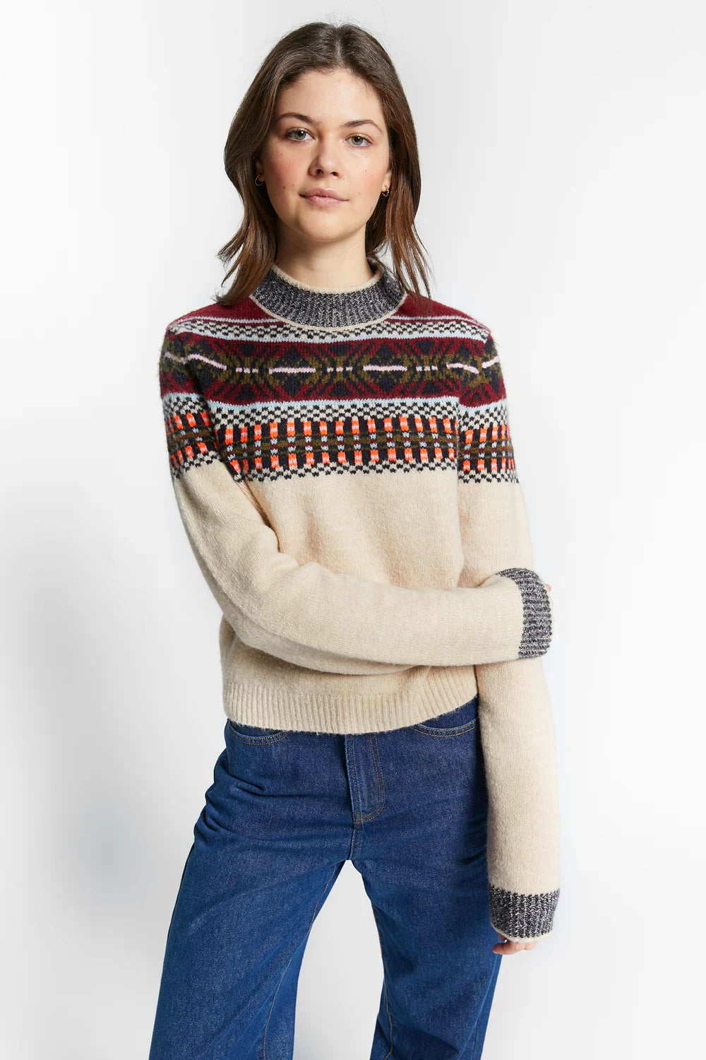 Western Knit Sweater | Off White
