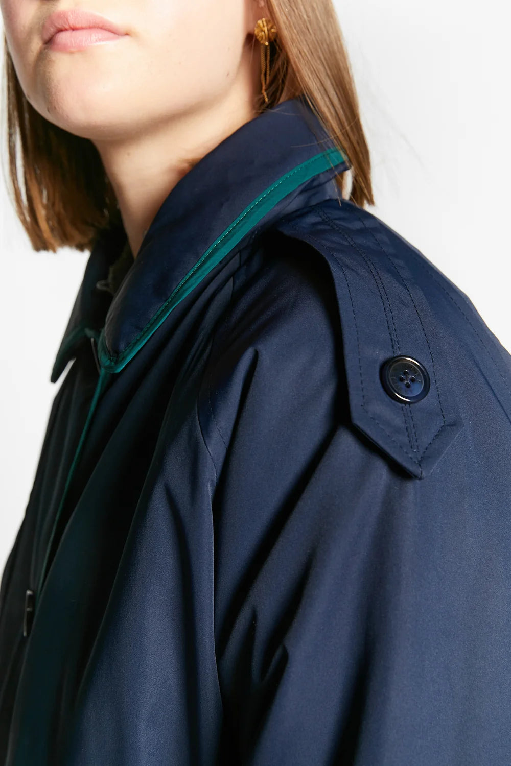 Windy Reversible Puffer Jacket | Navy