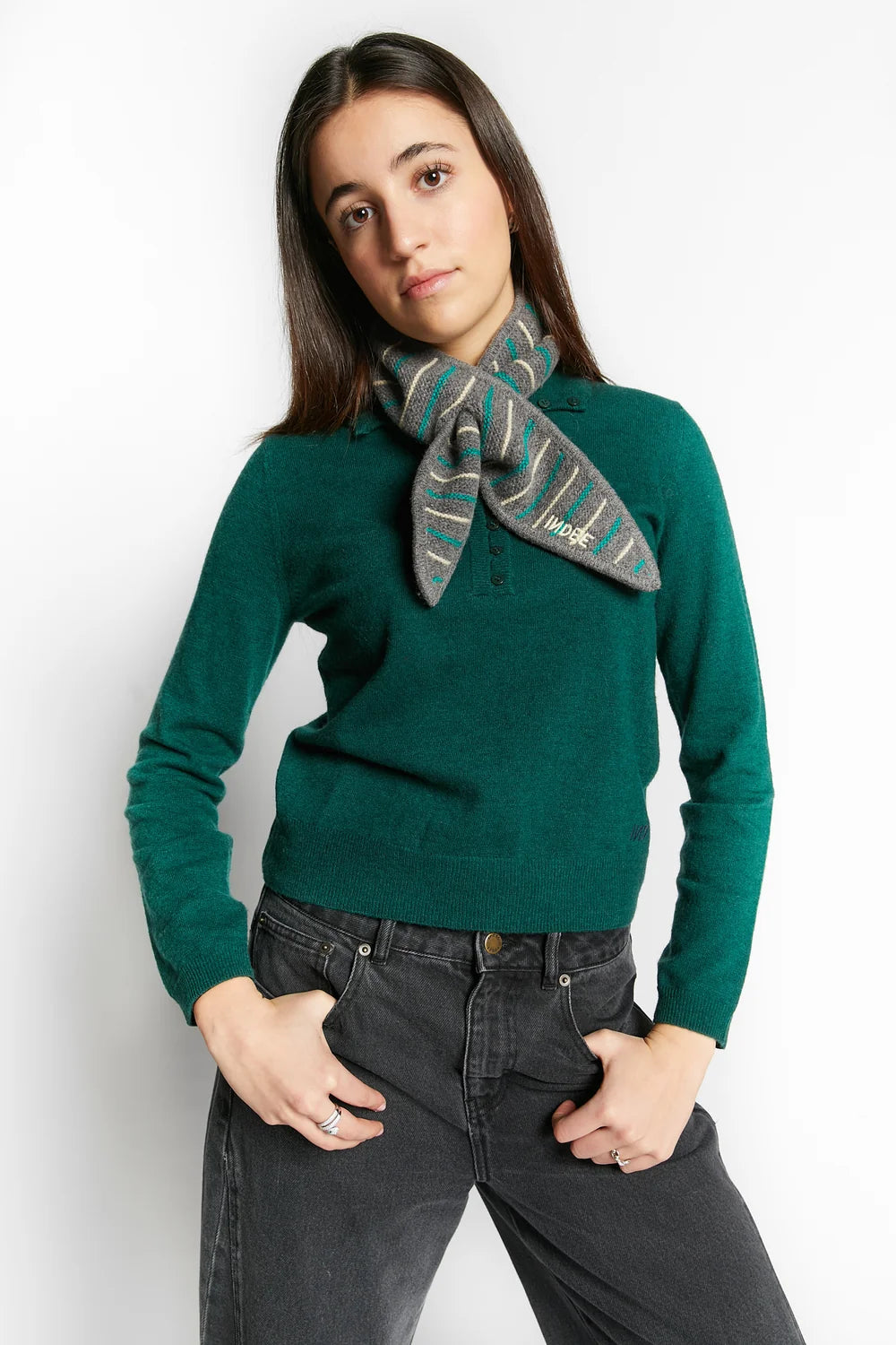Wodden Knit Sweater | Green