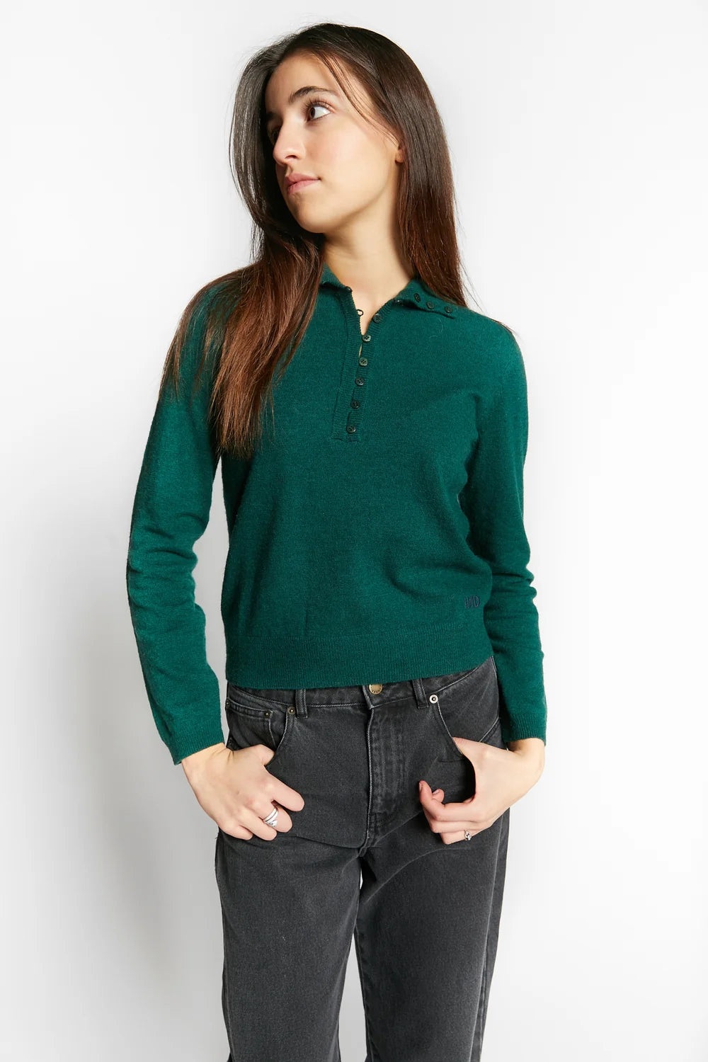 Wodden Knit Sweater | Green