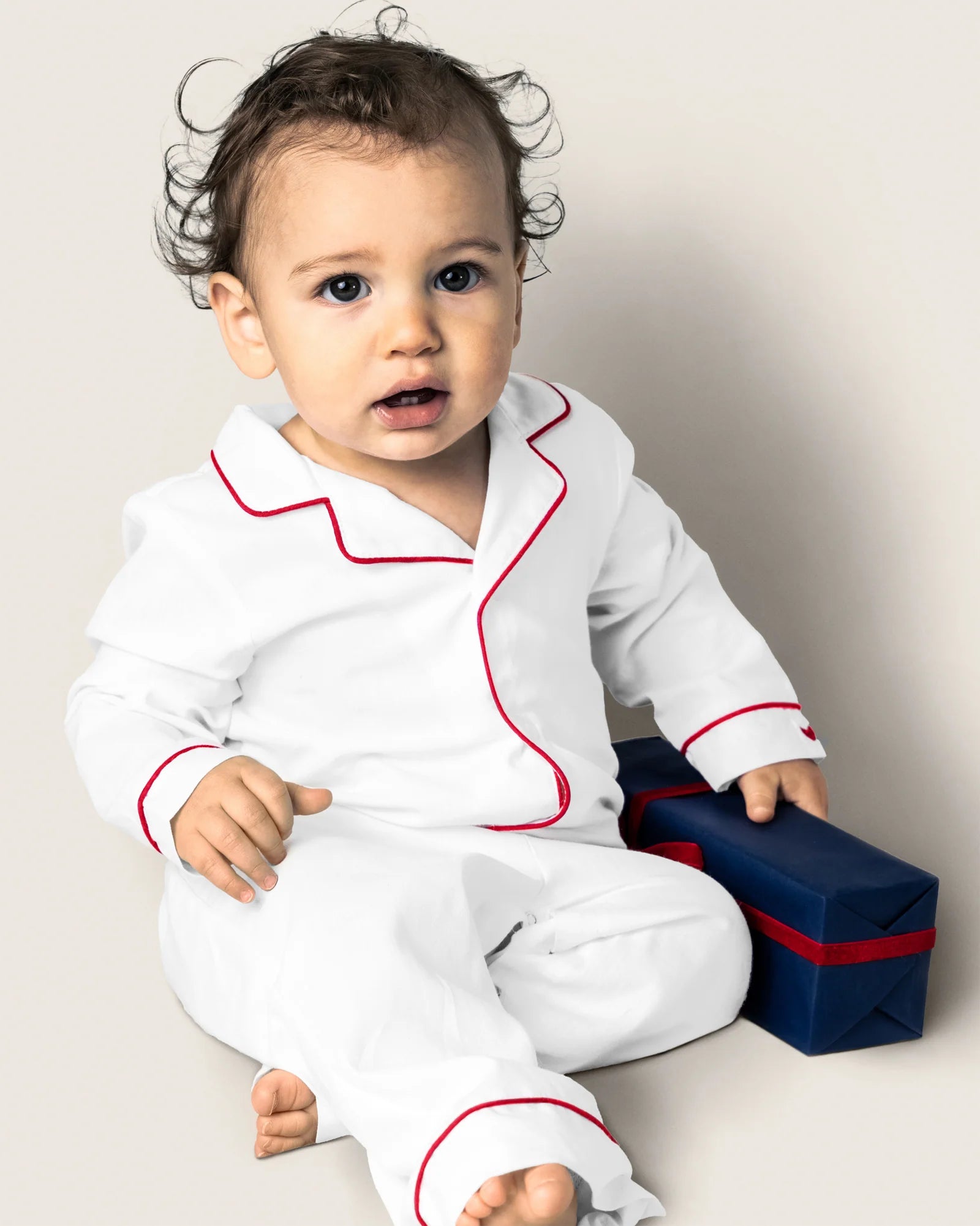 Twill Romper | White