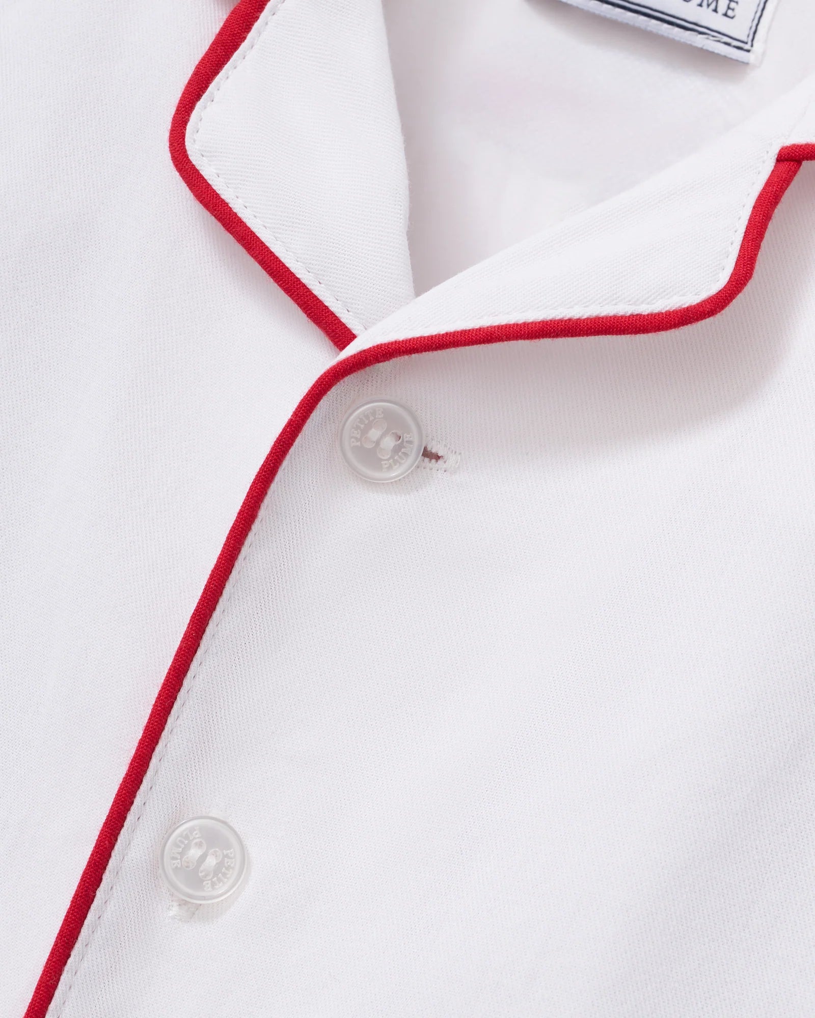 Twill Romper | White