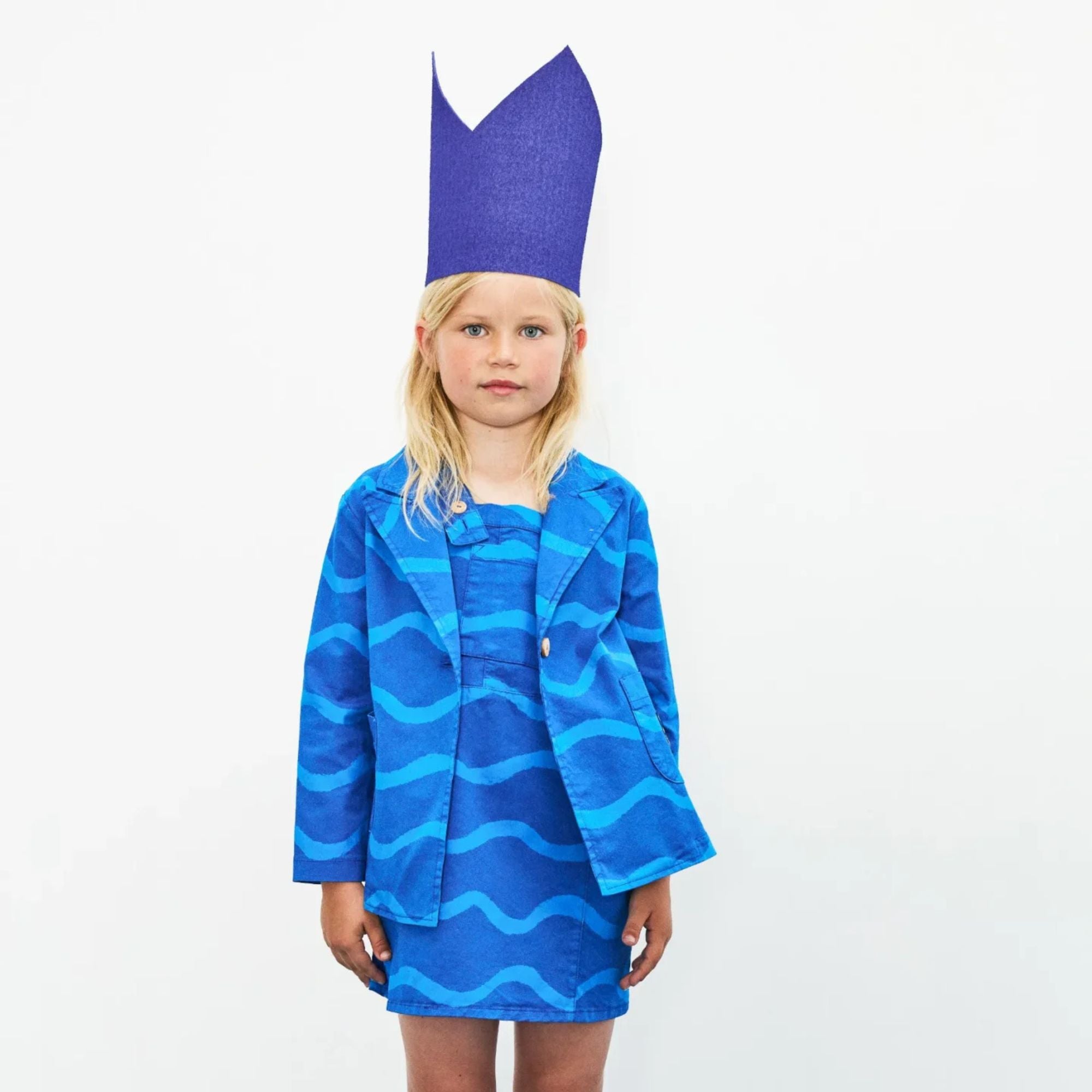 Waves Tailored Jacket | Nautical Blue