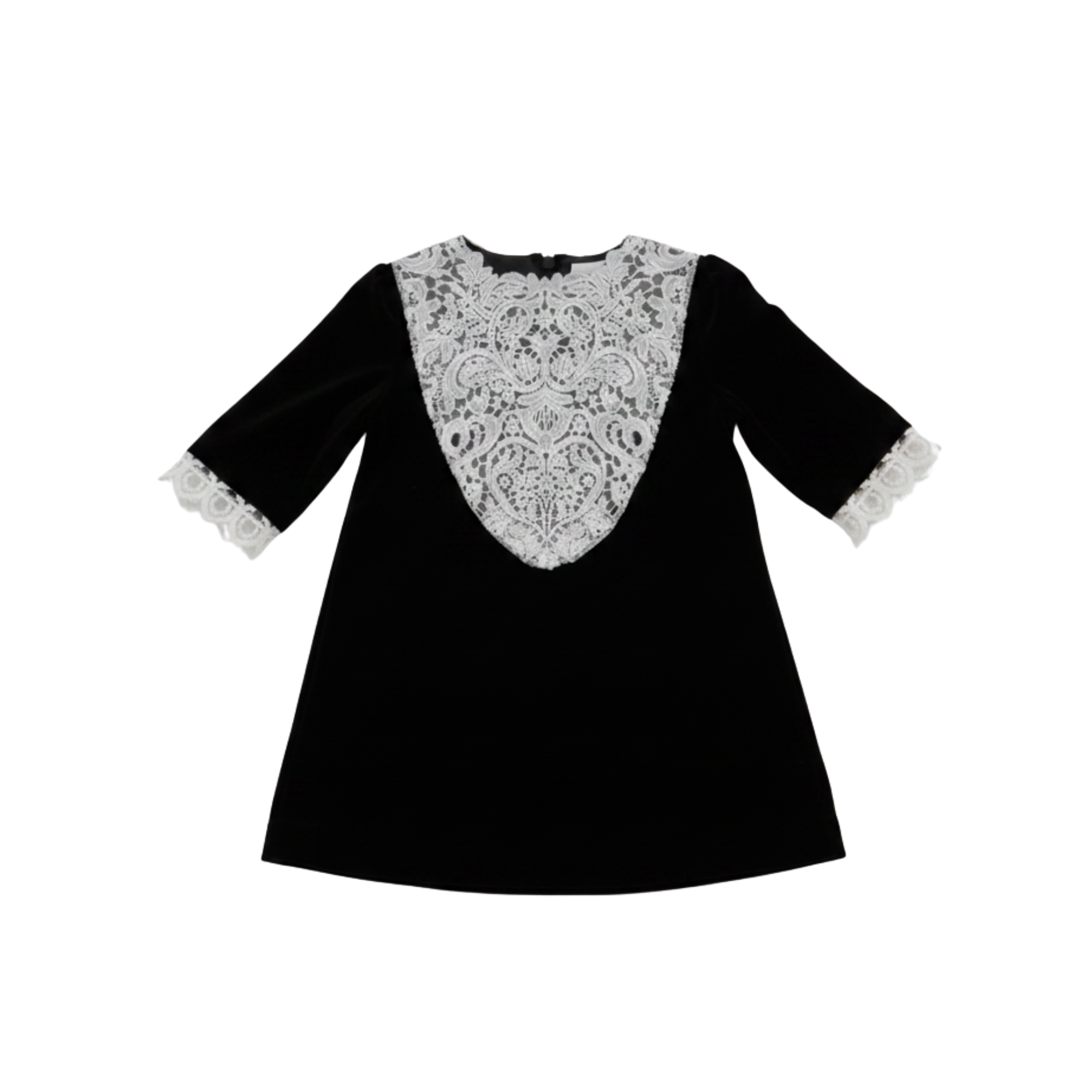 Olimpia Velvet Dress | Black