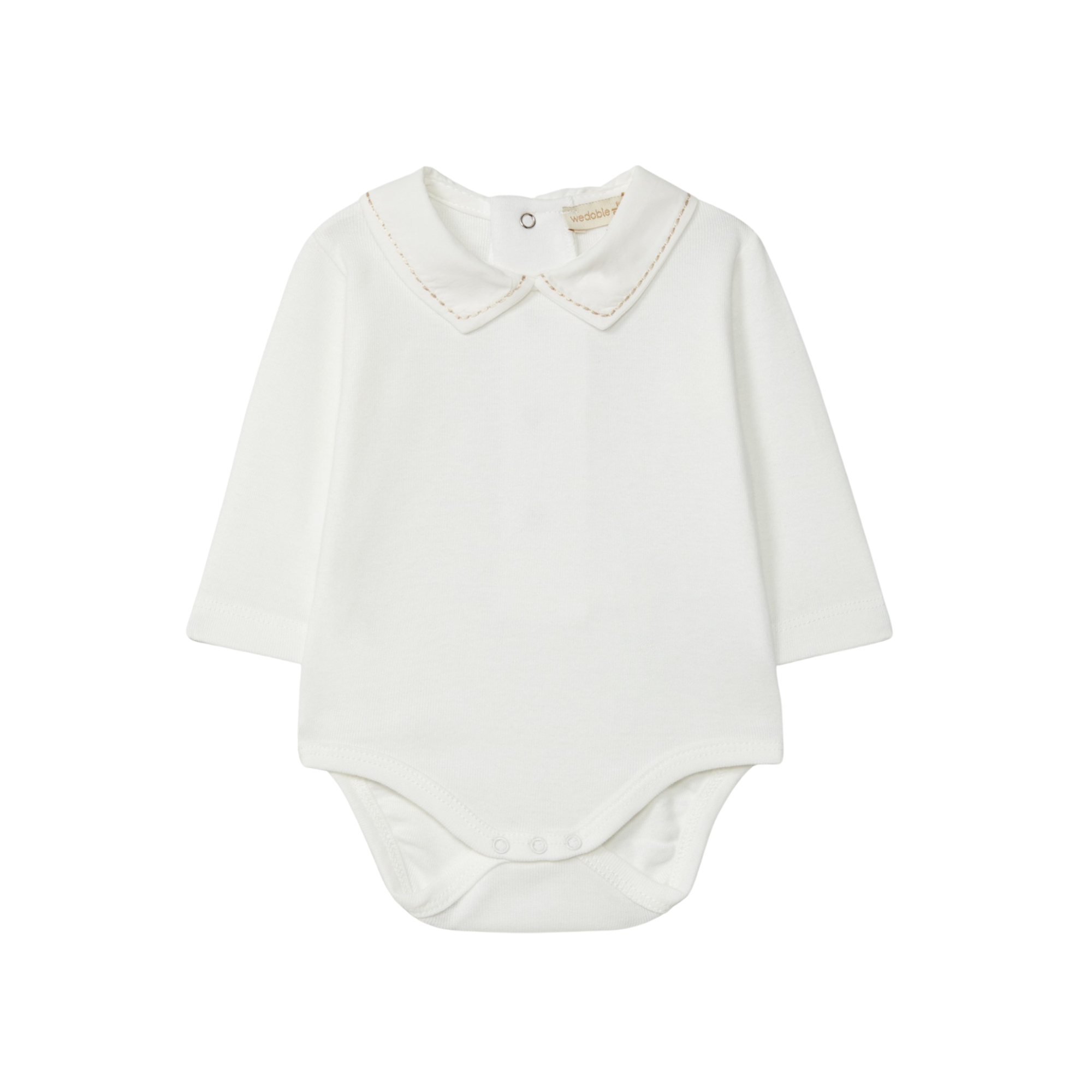 Long-sleeved Romper | Camel
