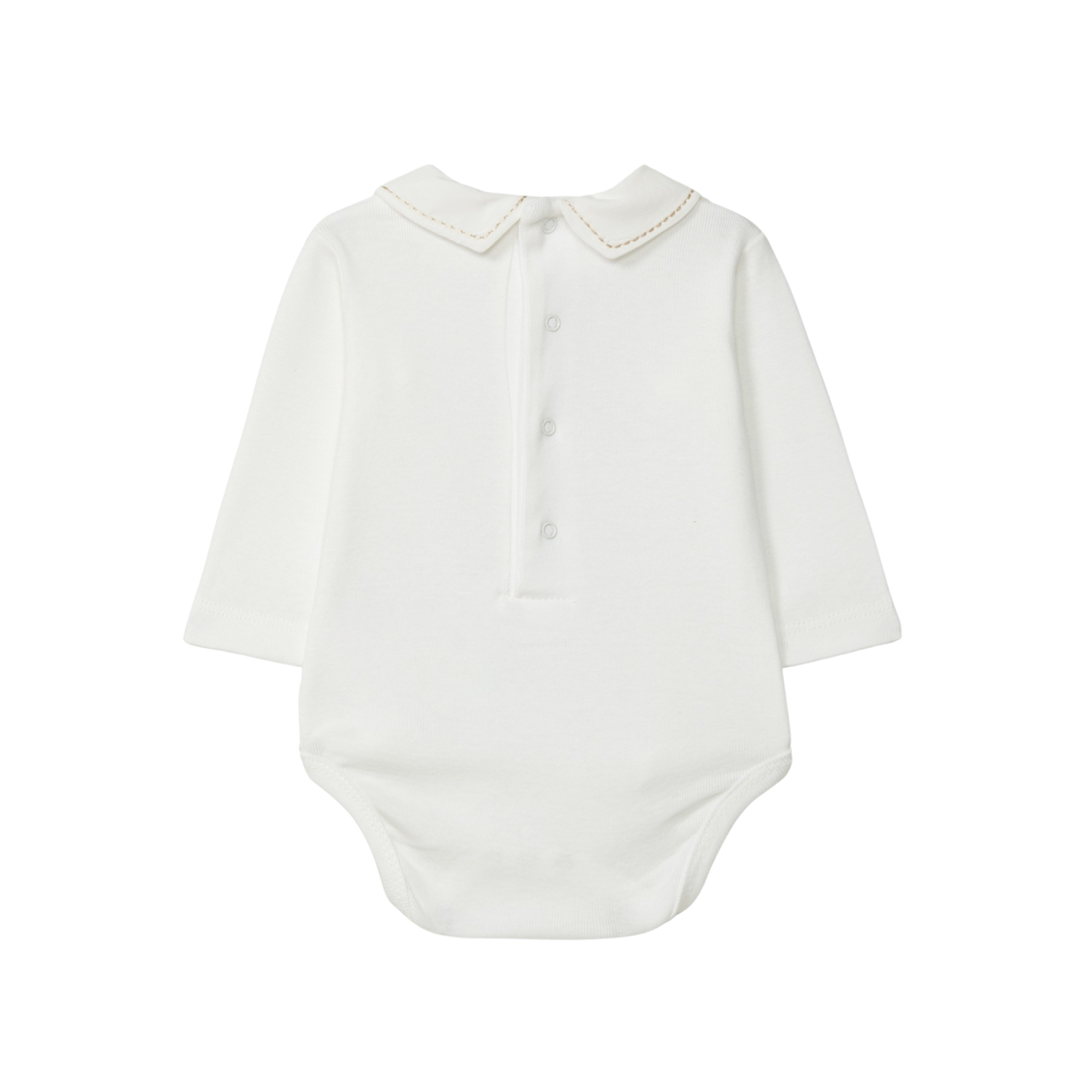 Long-sleeved Romper | Camel