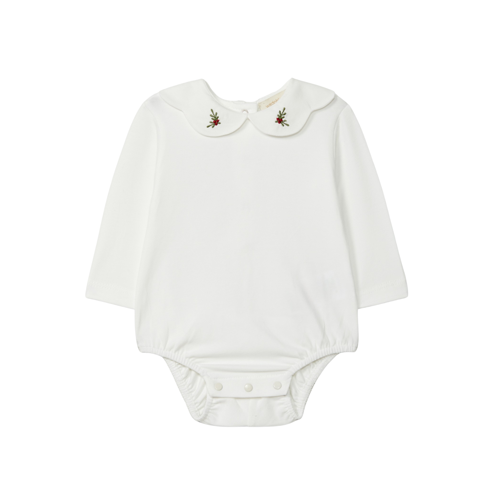 Long-sleeved Bodysuit | White