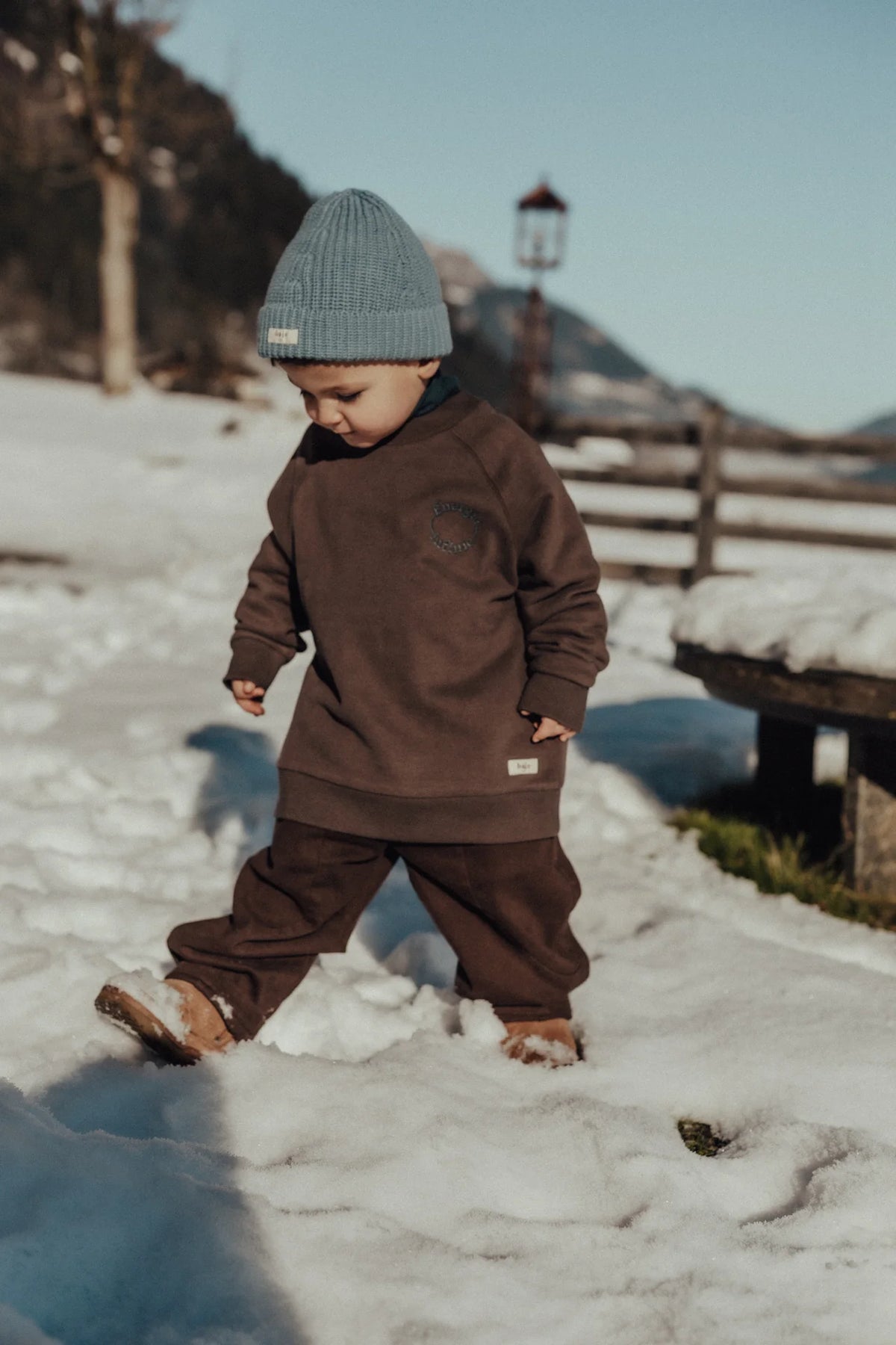 Willow Palmer Sweatshirt Set | Brown Choco