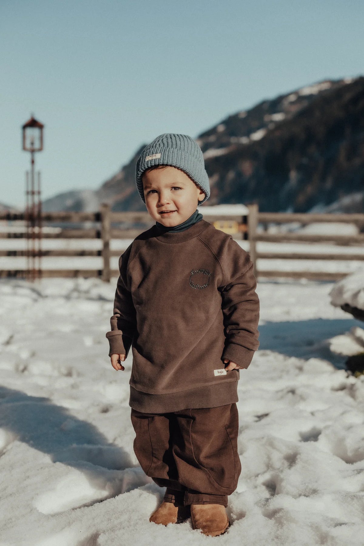 Willow Palmer Sweatshirt Set | Brown Choco
