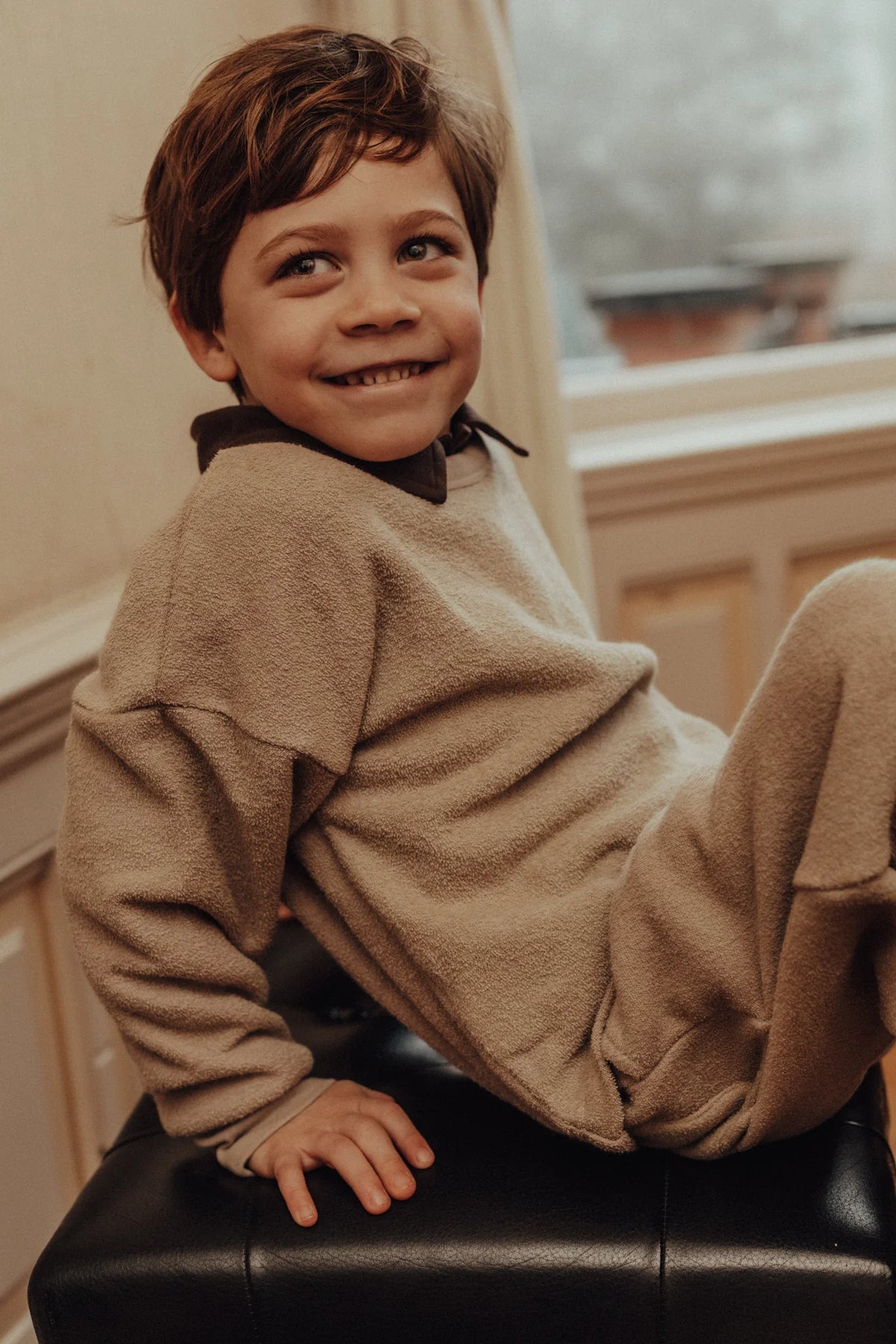Yordin Bino Sweater Set | Taupe Light
