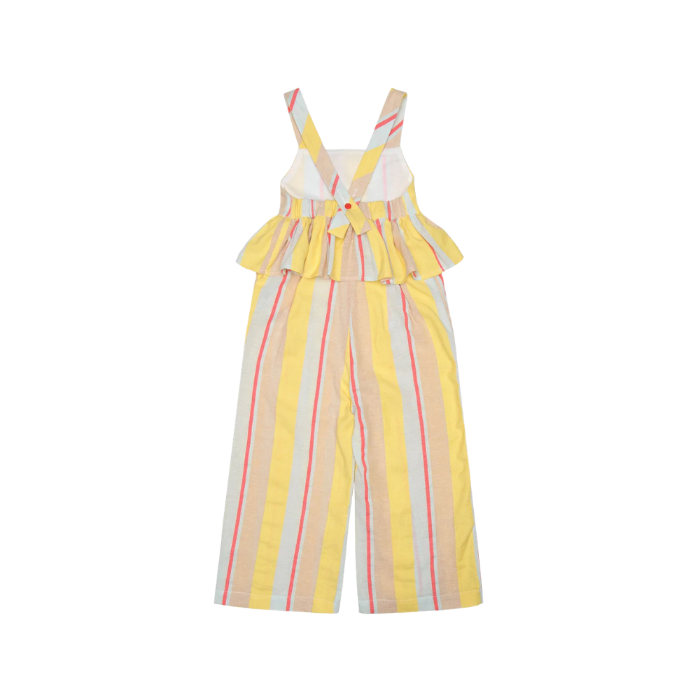 Harper Jumpsuit Cotton | Yellow Stripes