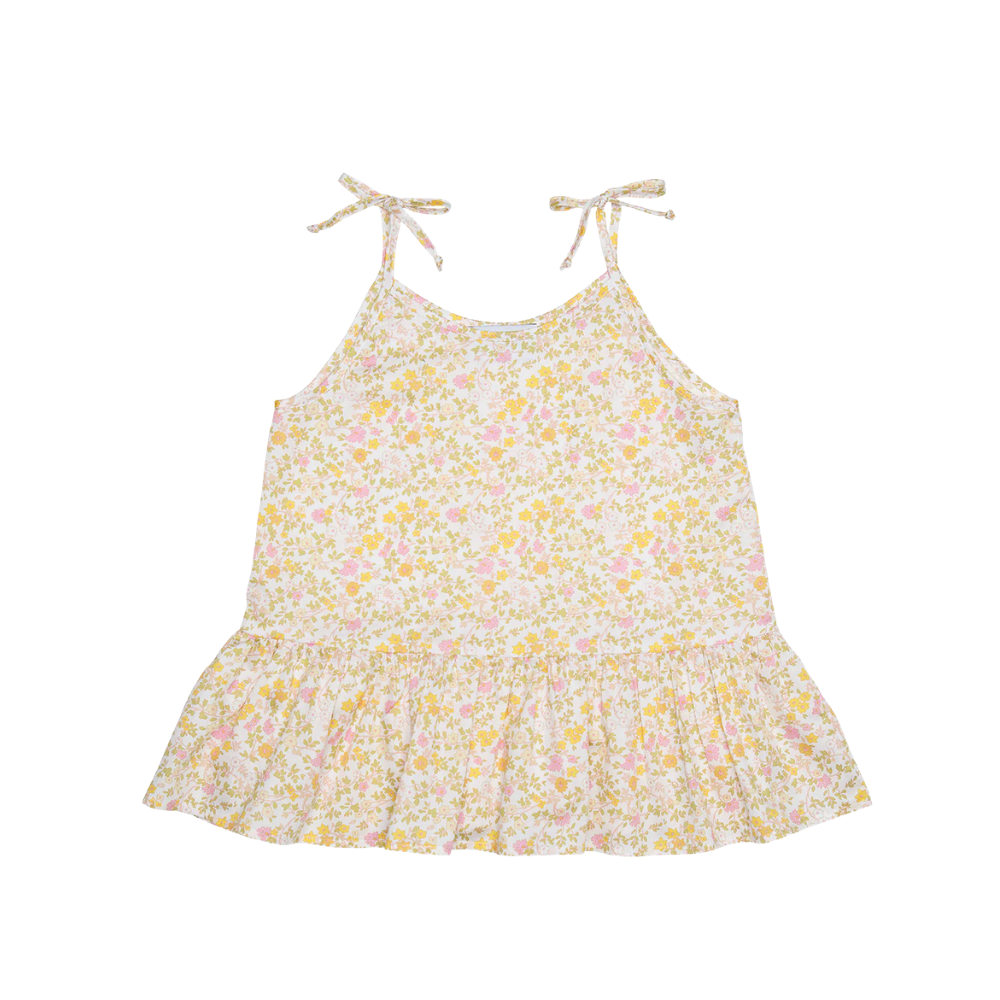 Mia Top Cotton | Yellow