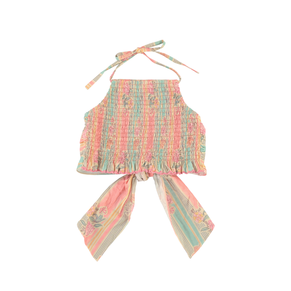 Florence Top | Floral Stripe