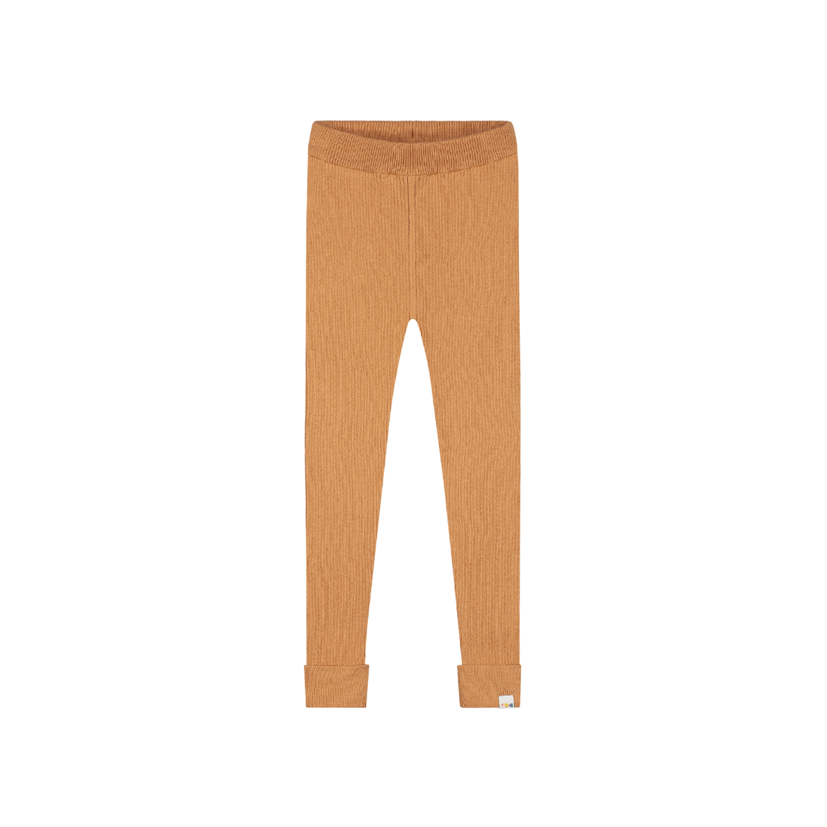 Knitted Leggings Fine Rib | Almond
