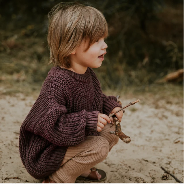 Chunky Knitted Sweater | Fig