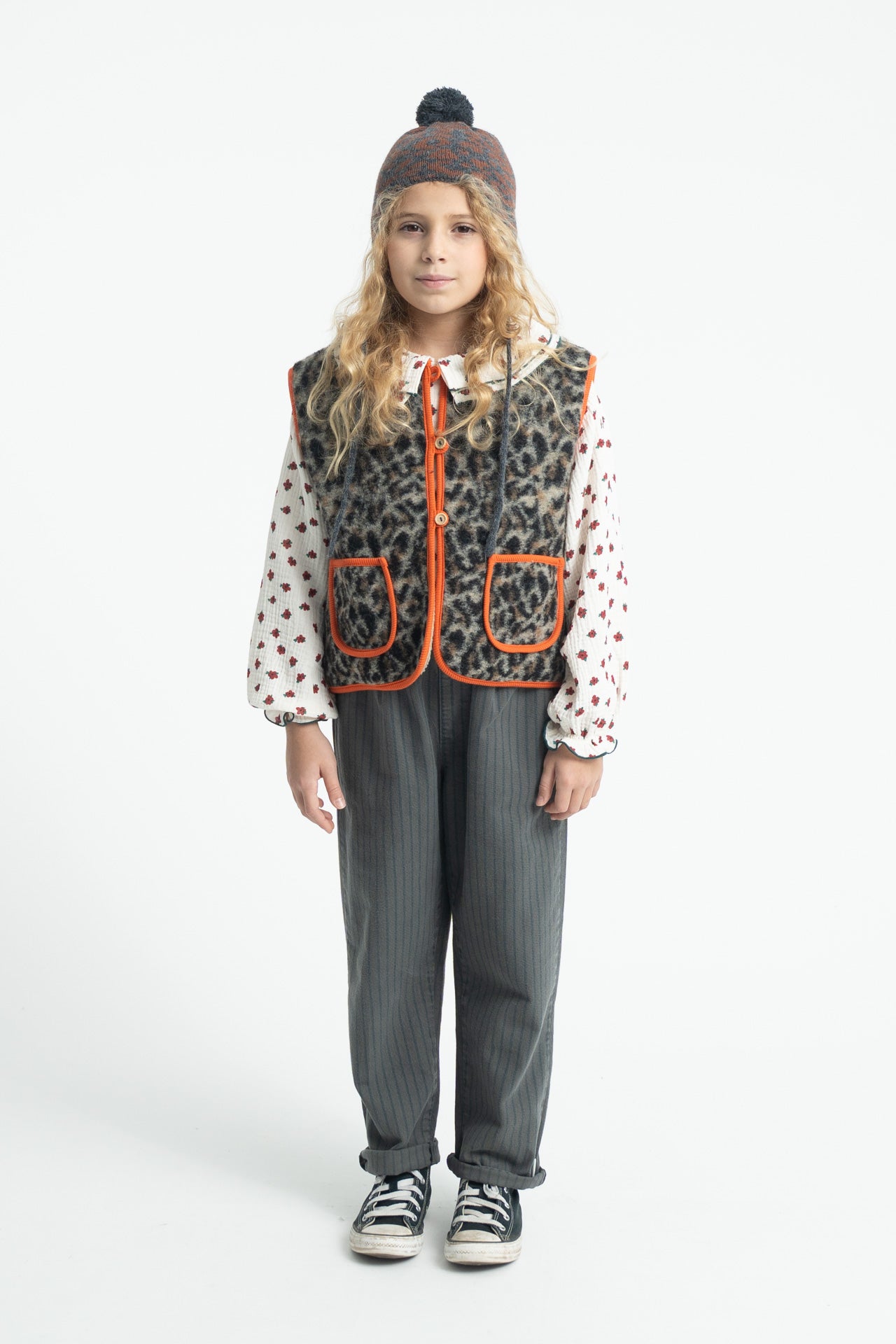 Blouse | Ecru with Flowers