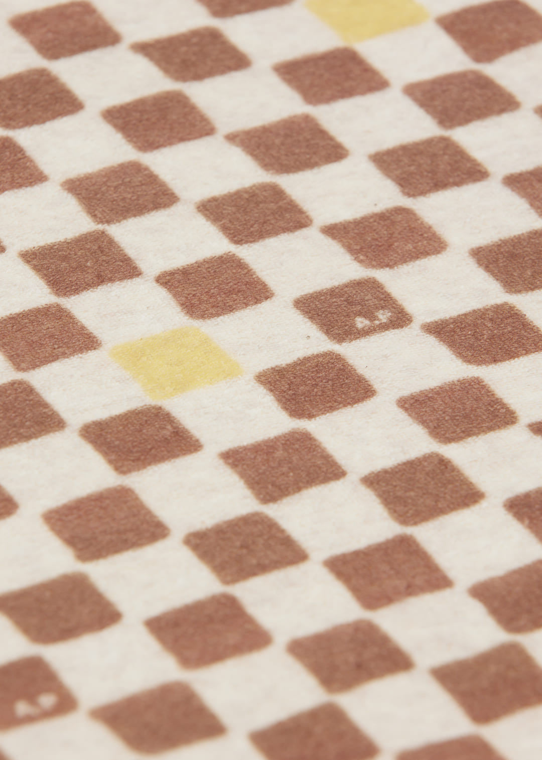 Checked Terry Set | Marron