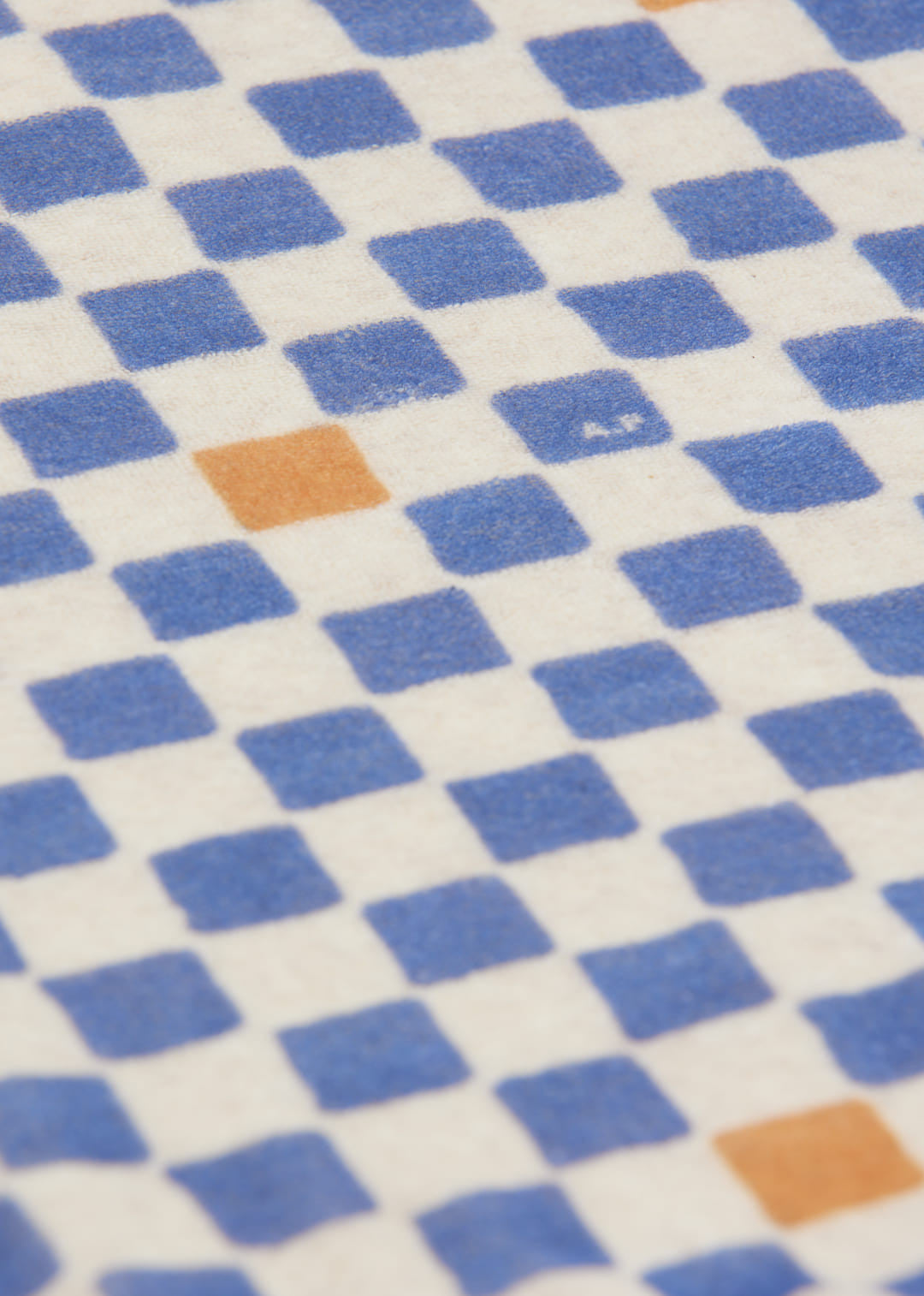 Checked Terry Bermuda Shorts | Cobalt