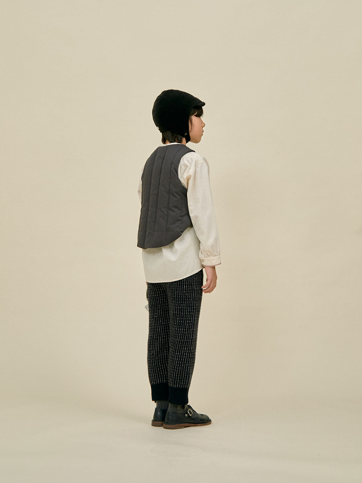 Duck Down Warm Bib | Navy