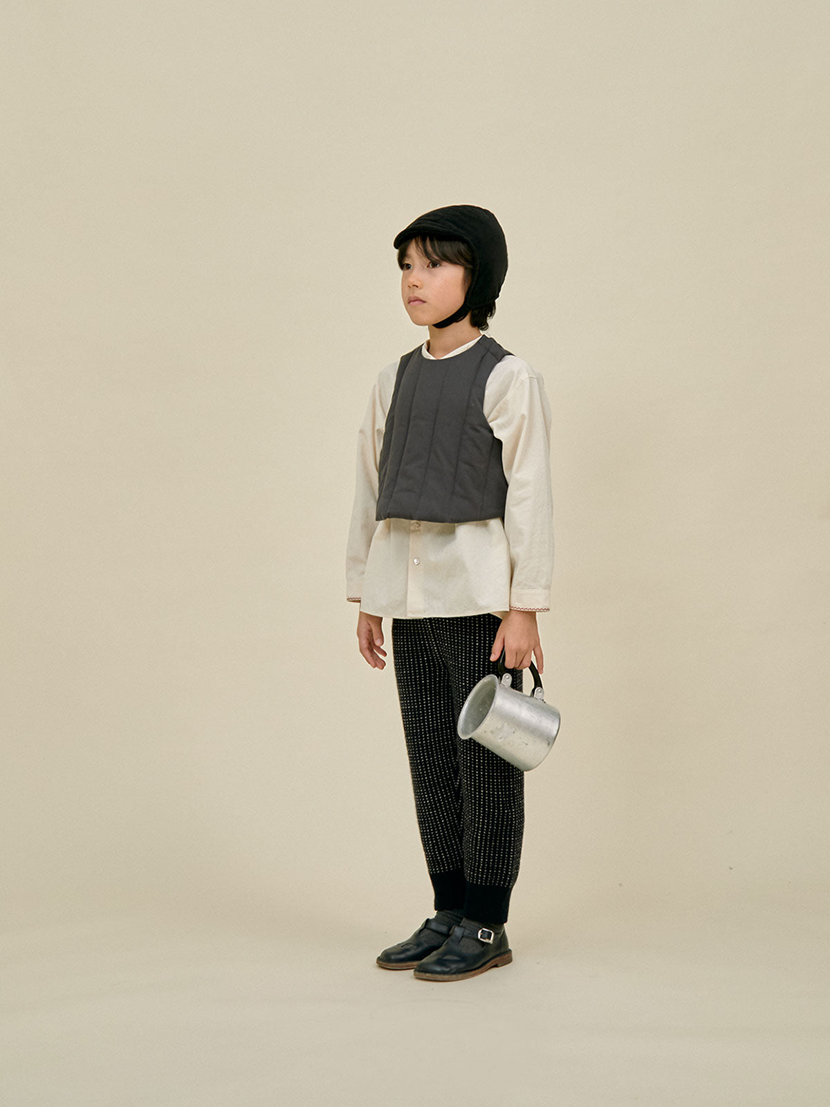 Duck Down Warm Bib | Navy