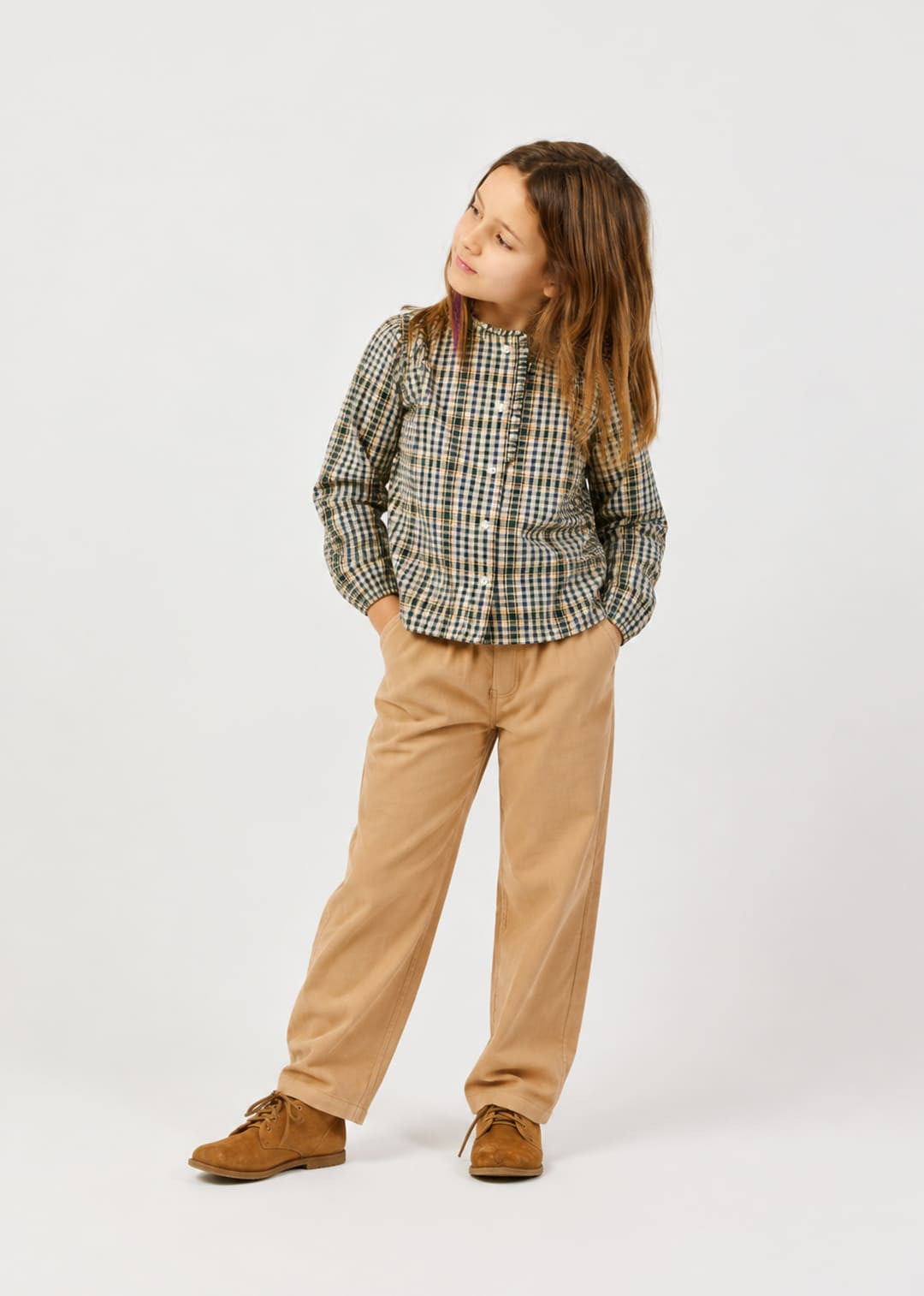 Fine Velvet Corduroy Trousers | Camel