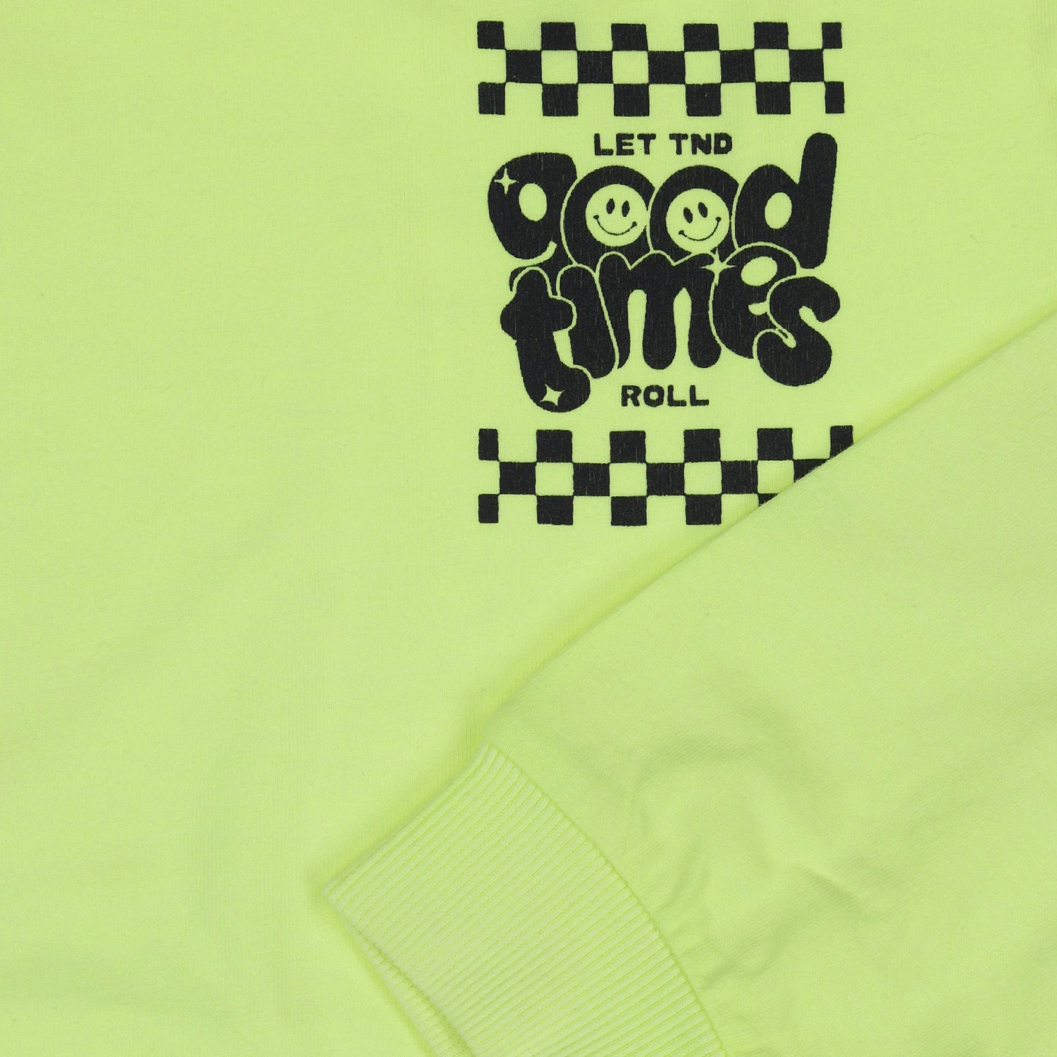 Grind Long Sleeve T-Shirt | Neon Yellow