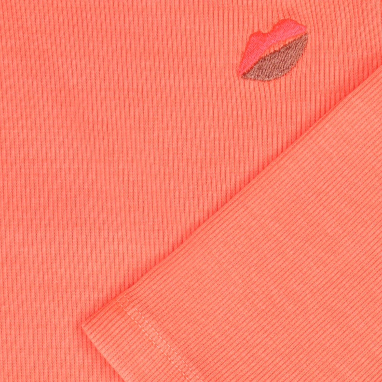 Bonheur Long Sleeve T-Shirt | Neon Orange