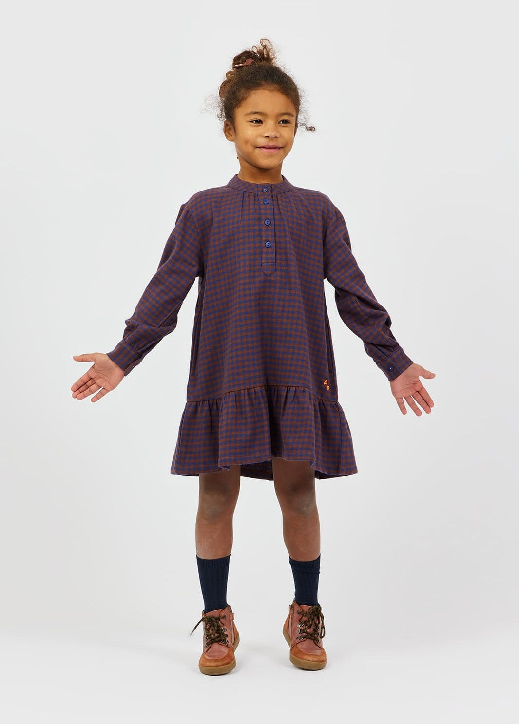 Gingham Dress | Marron
