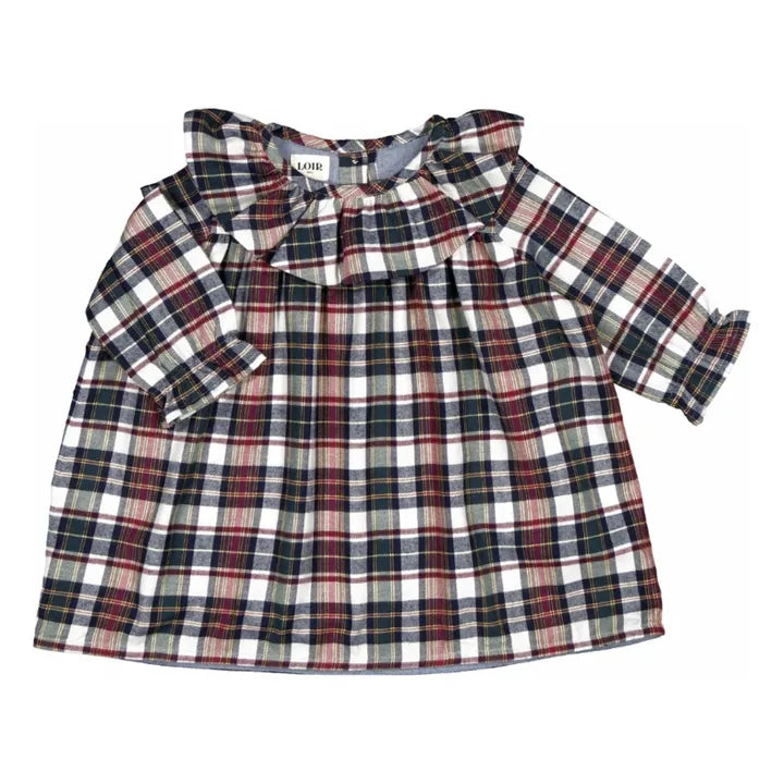 Mary Carreaux Dress | Red Tartan