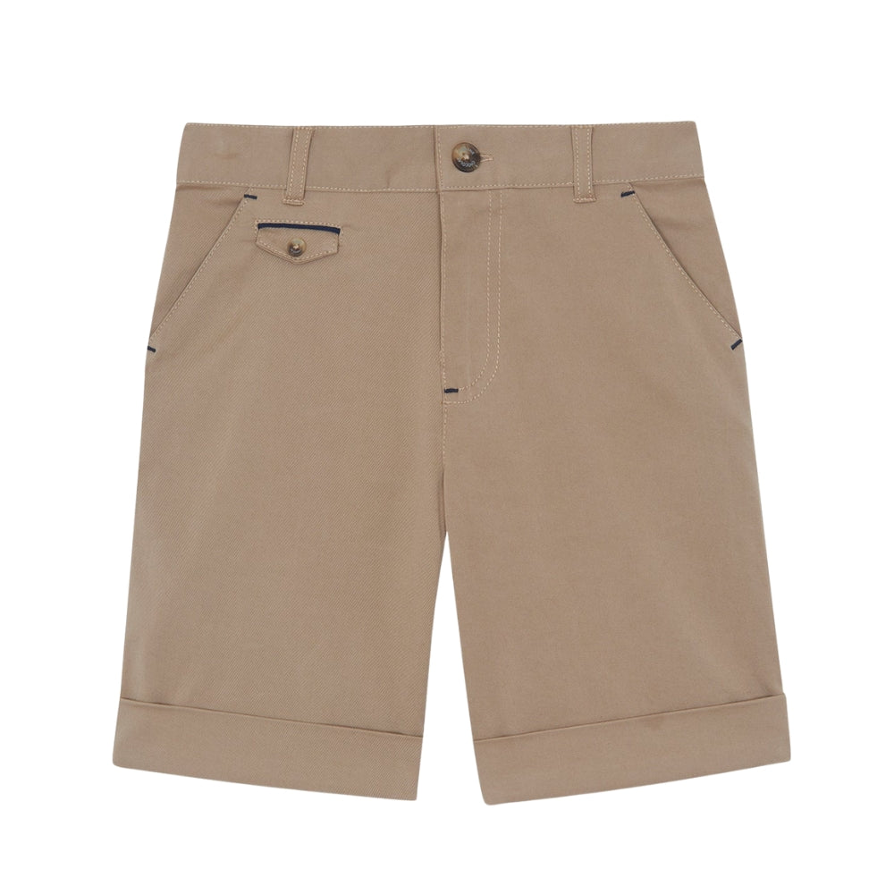 Twill Cotton Shorts | Sand